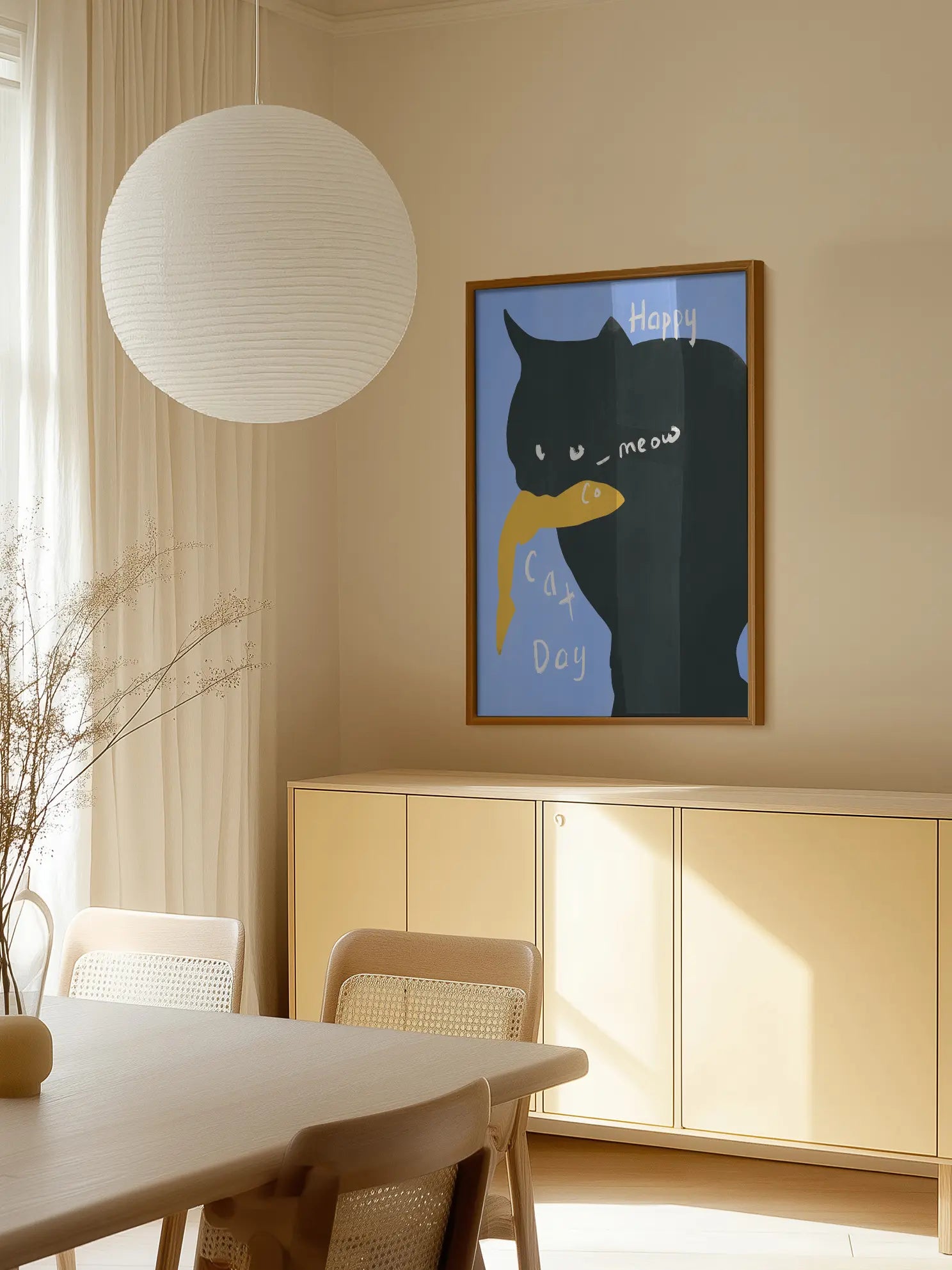 Happy Cat Day Poster