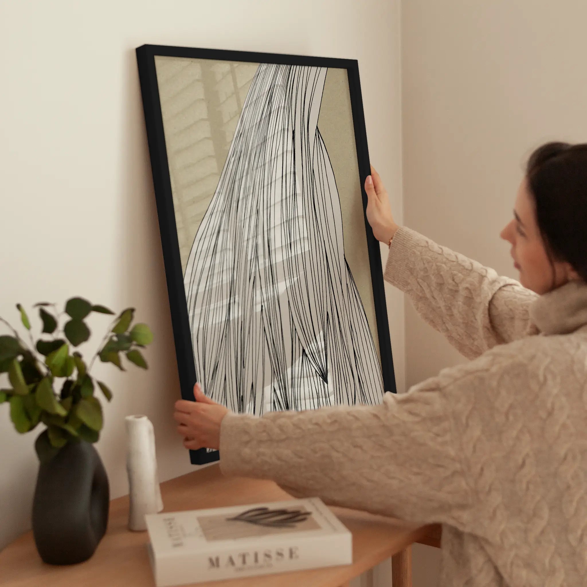 Home Set No3 wird aufgehängt