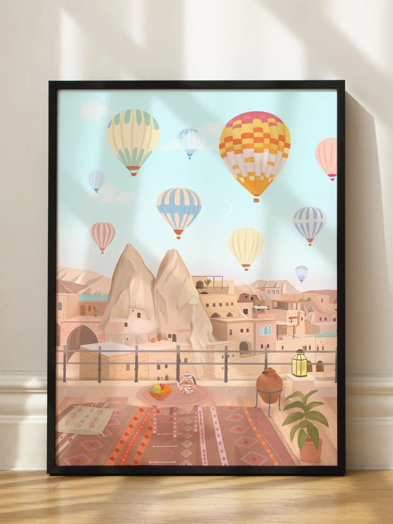 Hot Air Balloon Desert