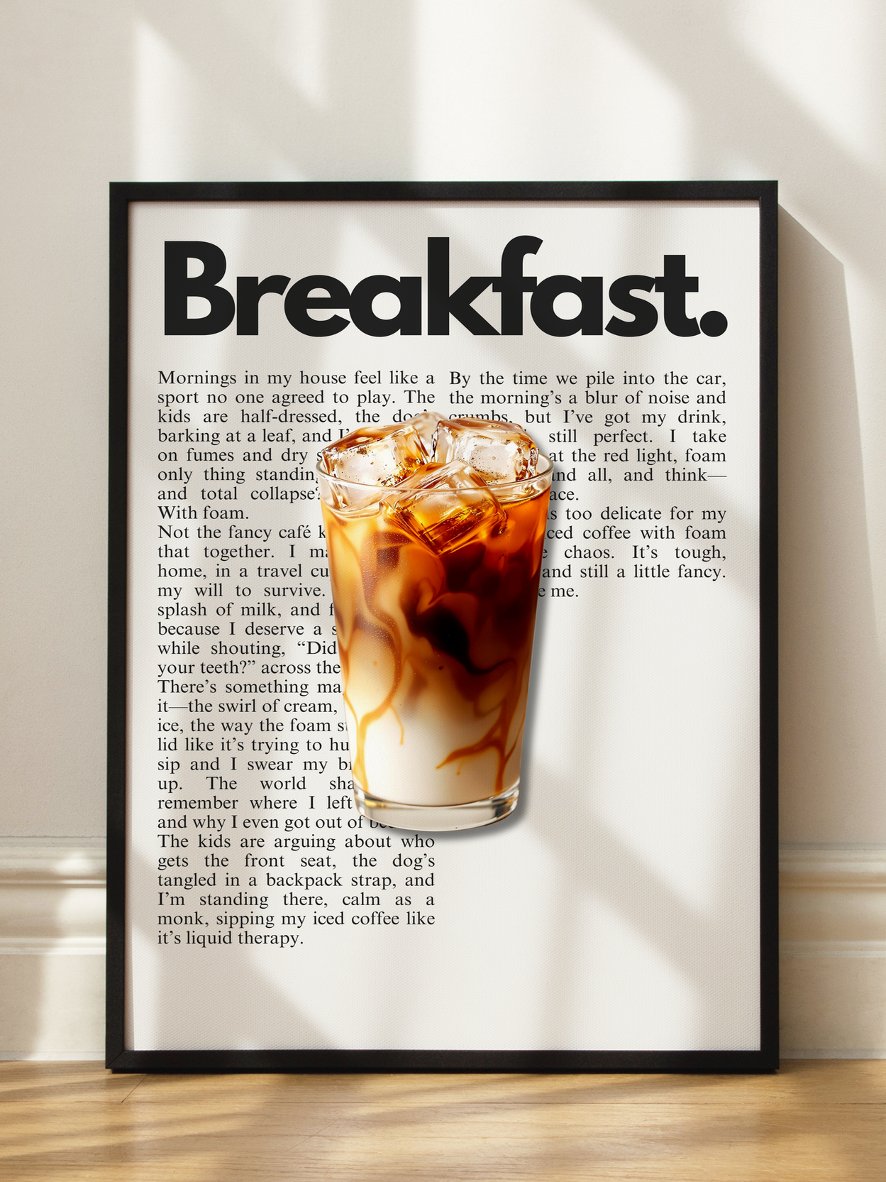Iced Coffee Breakfast