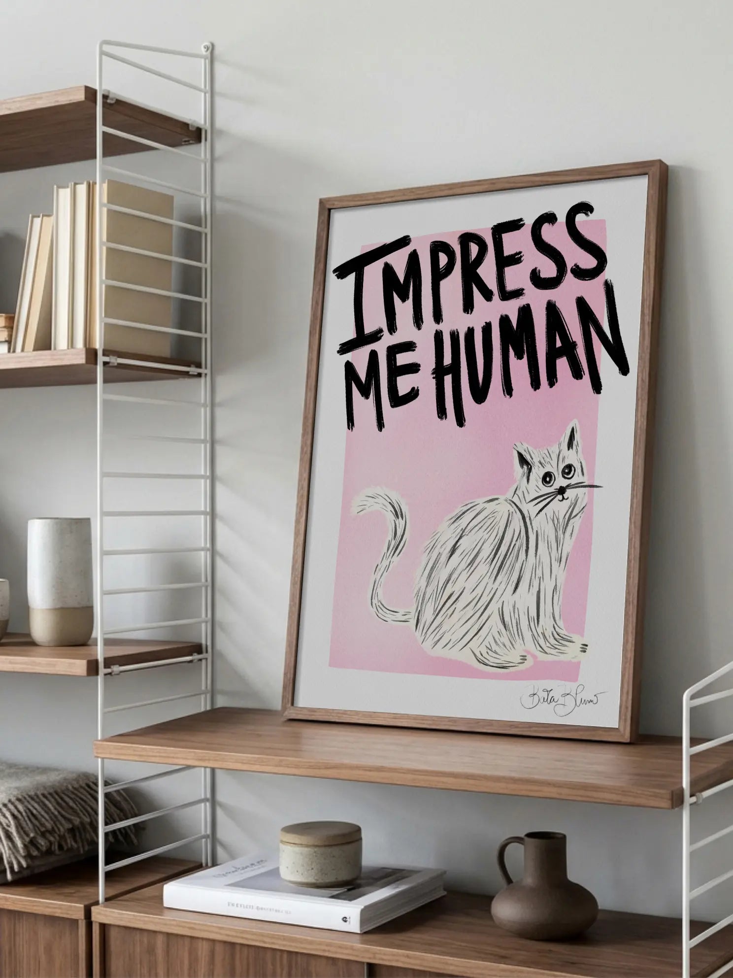 Impress Me Human Poster