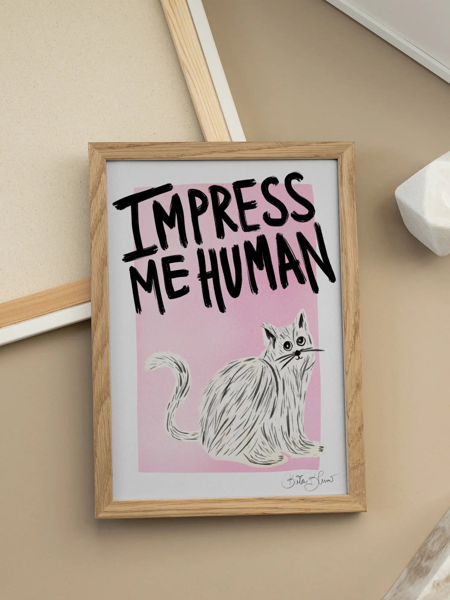 Impress Me Human Poster