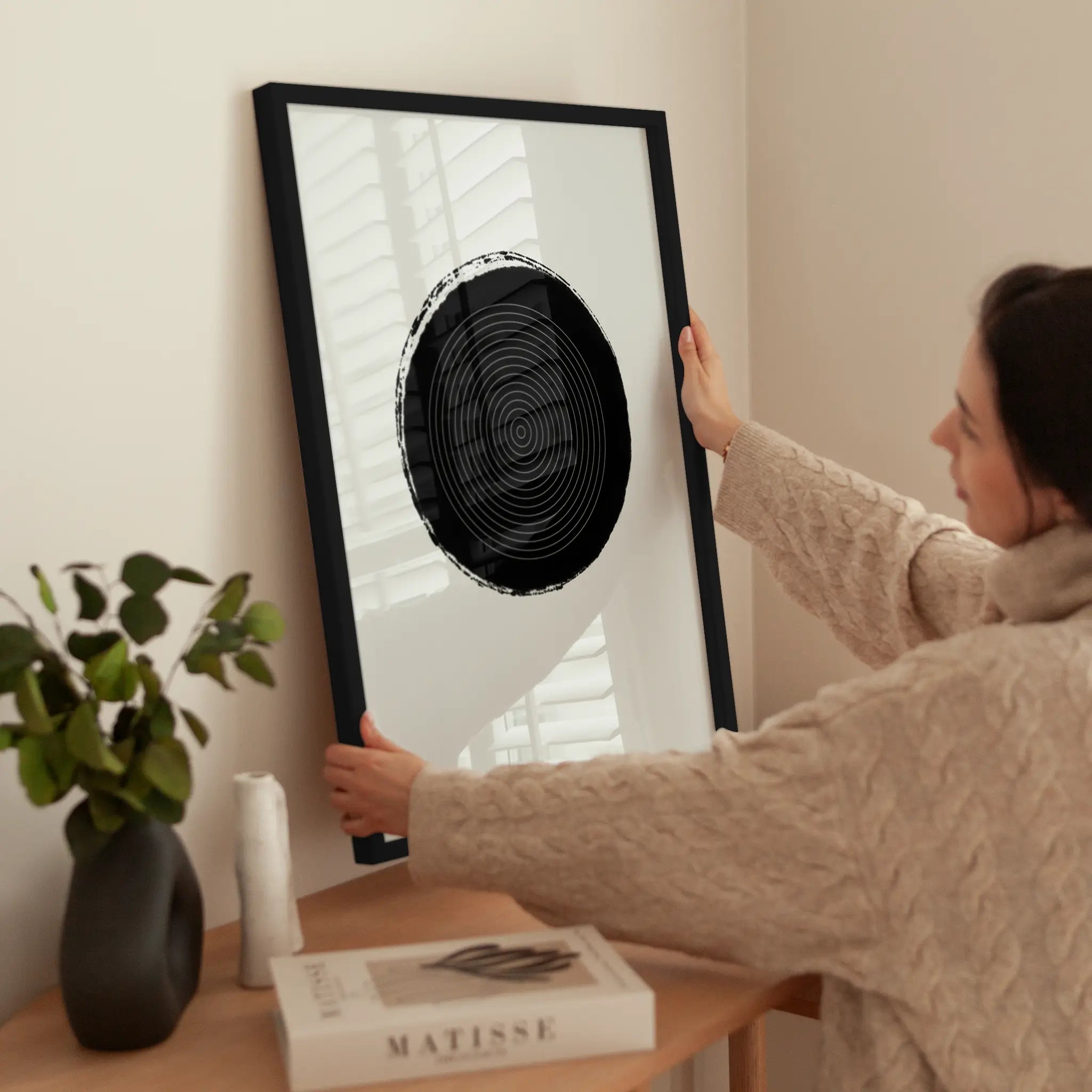 Japanese Circle wird aufgehängt