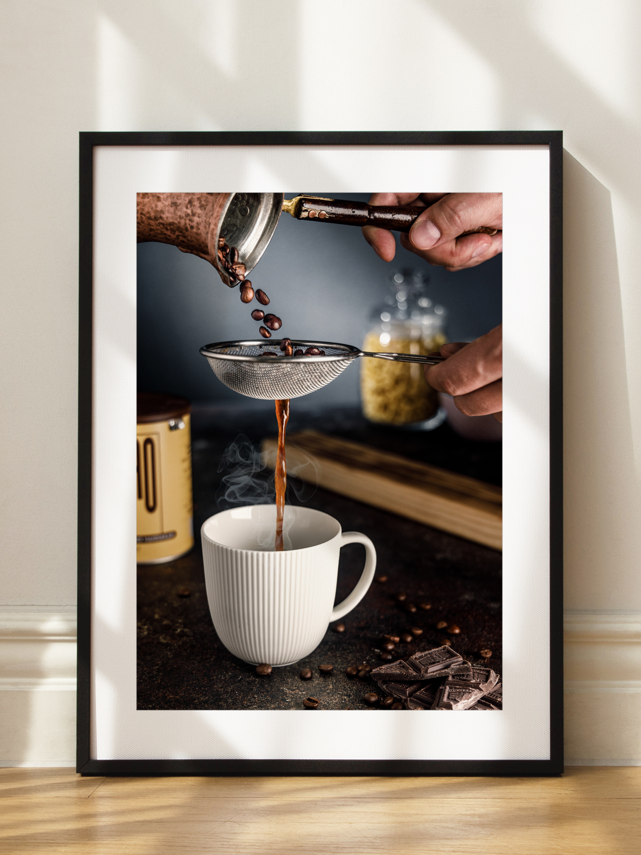 Kaffee Brewing with Chocolate