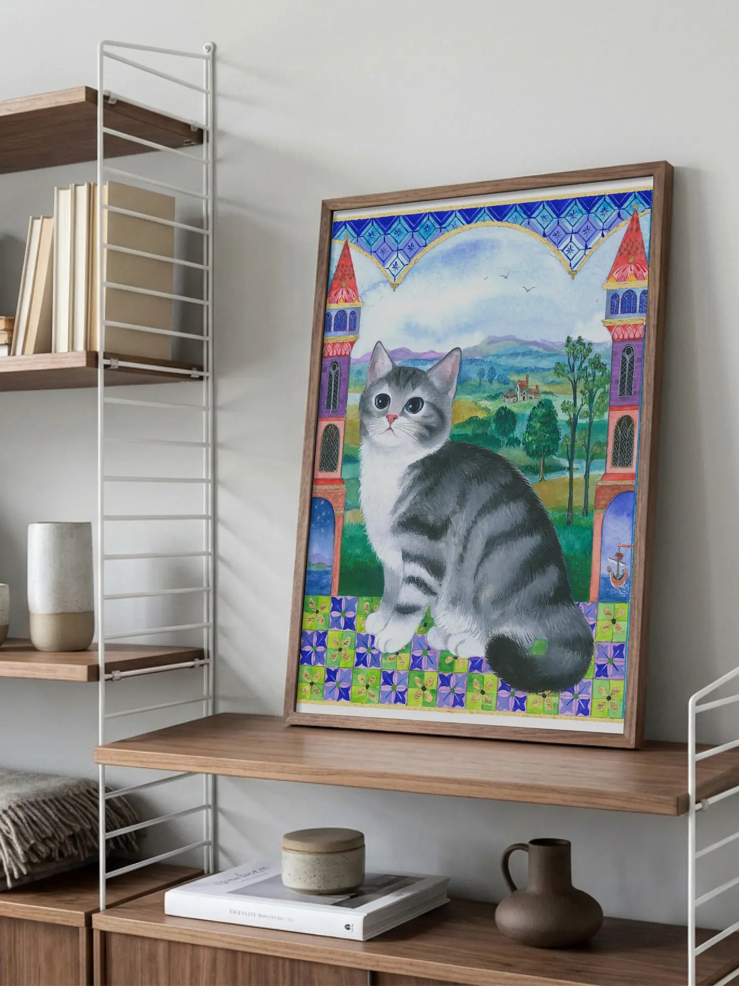 Kitten in the Castle Poster