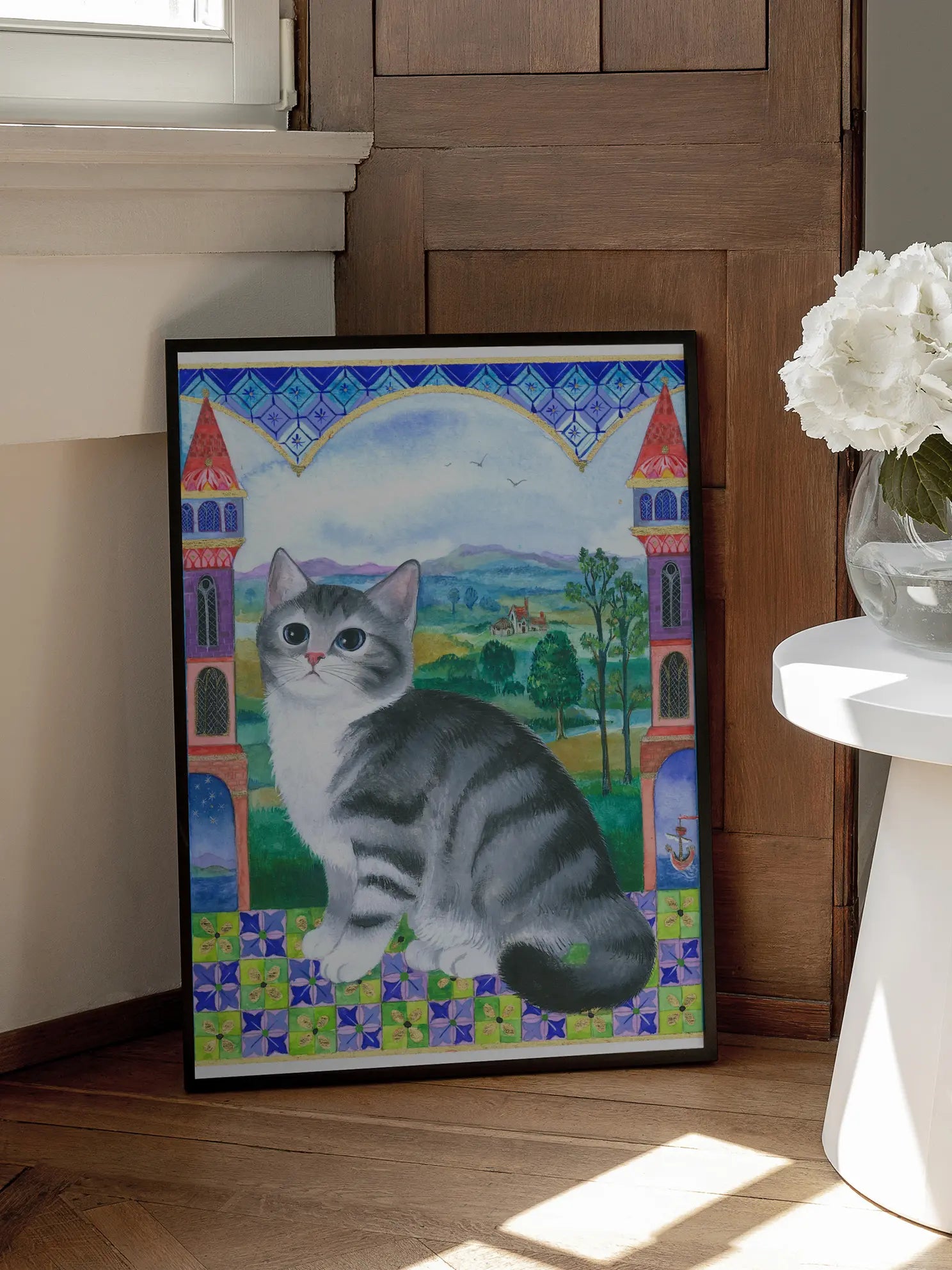 Kitten in the Castle Poster