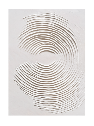 Beige Textur mit einem Wirbel aus Linien.