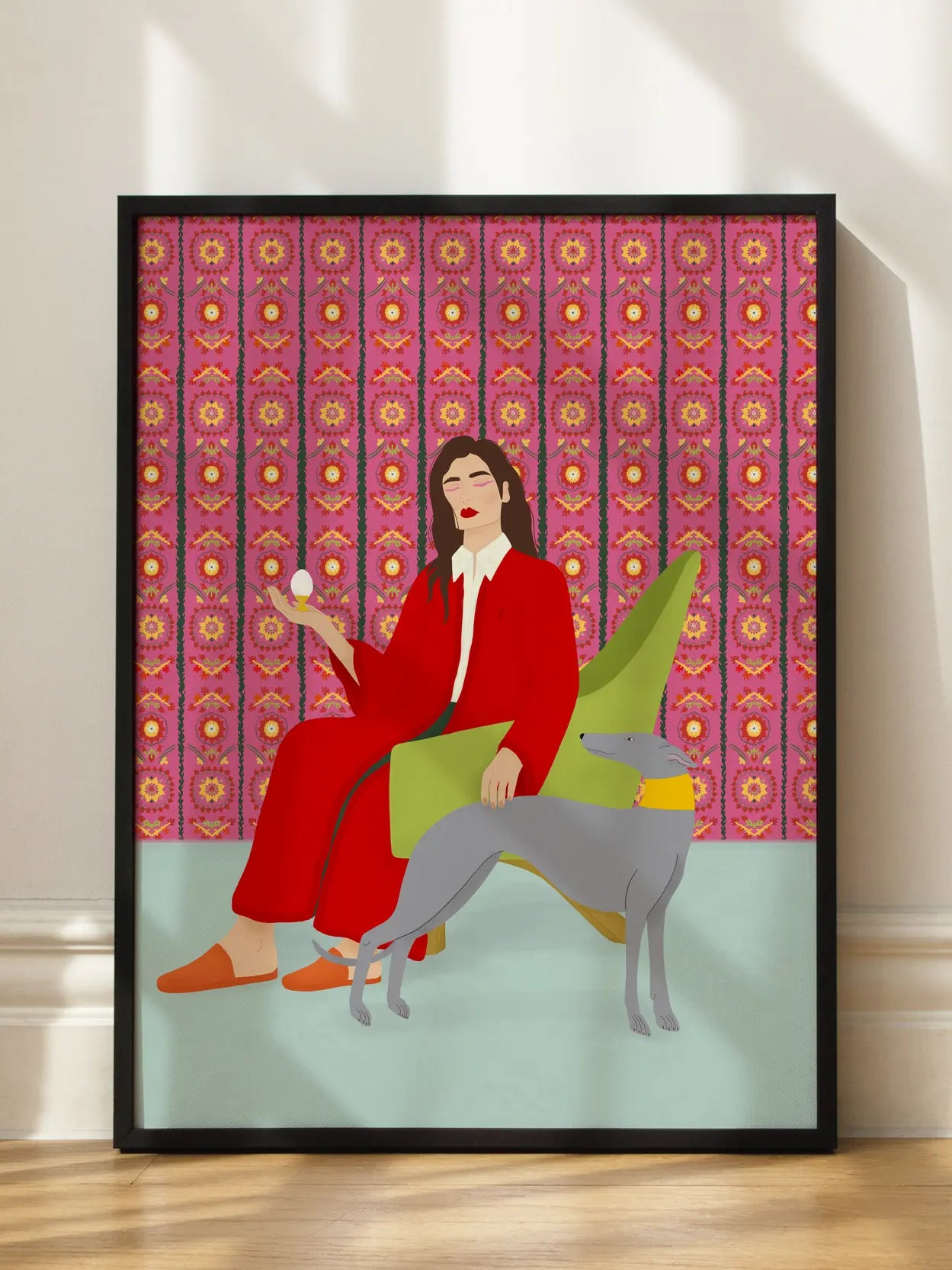 Lady in Red Poster