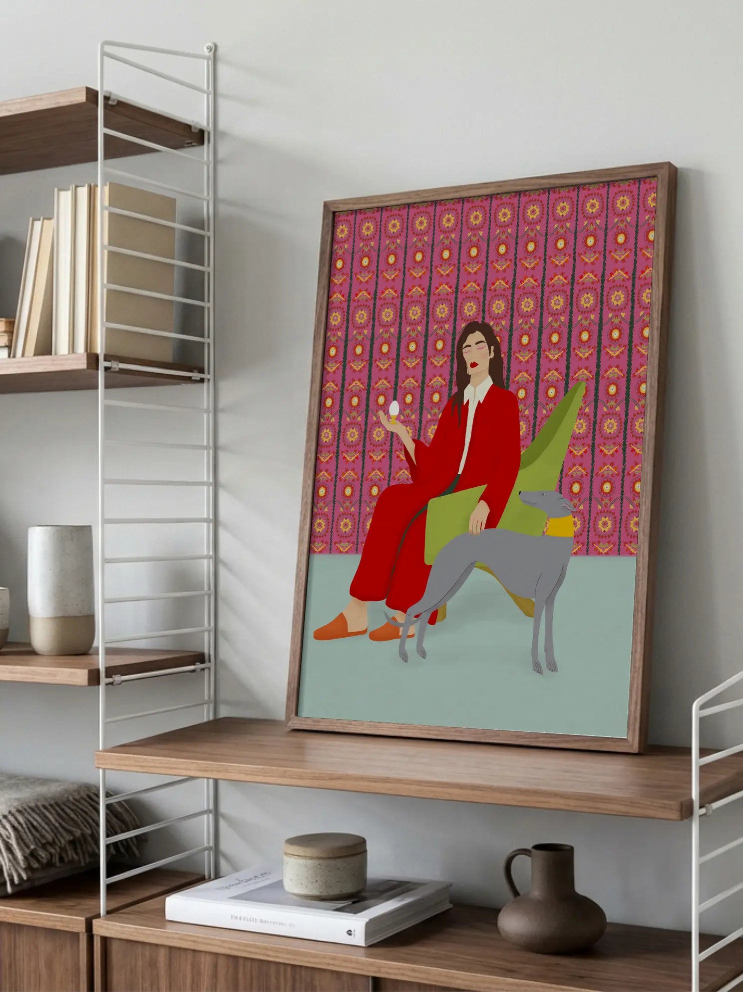 Lady in Red Poster
