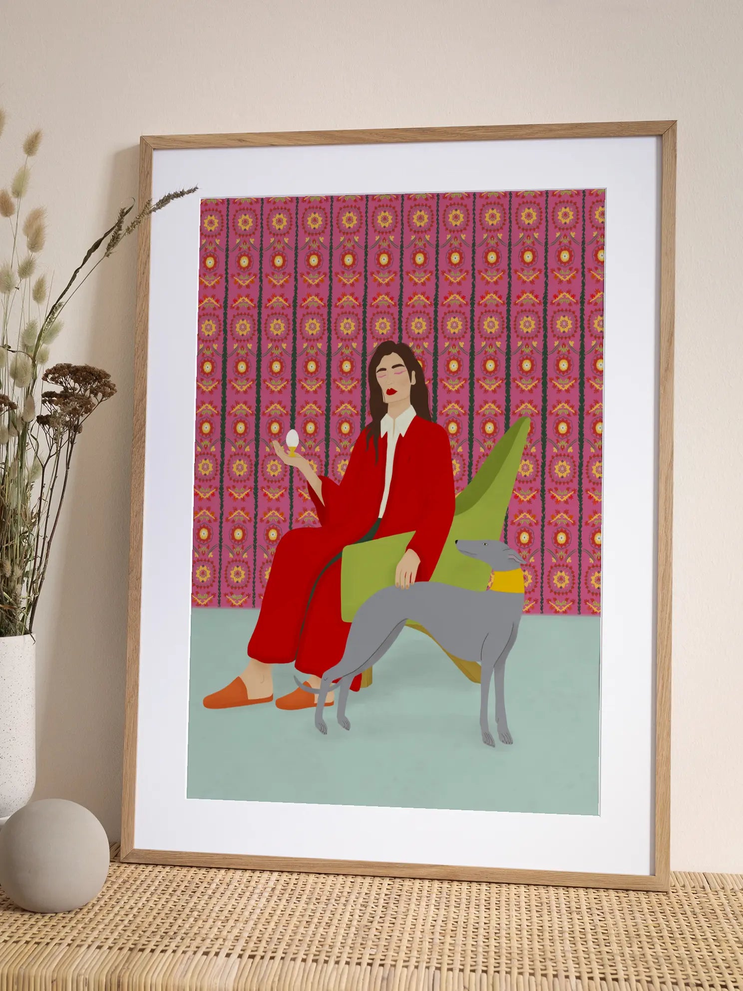 Lady in Red Poster