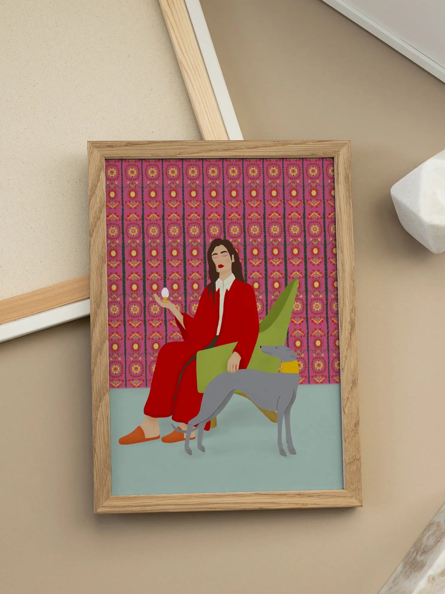 Lady in Red Poster
