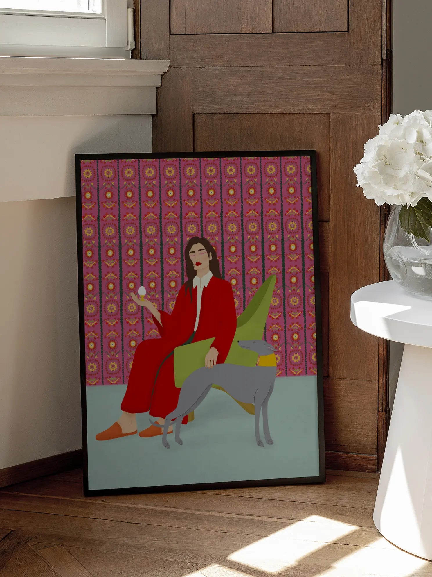 Lady in Red Poster