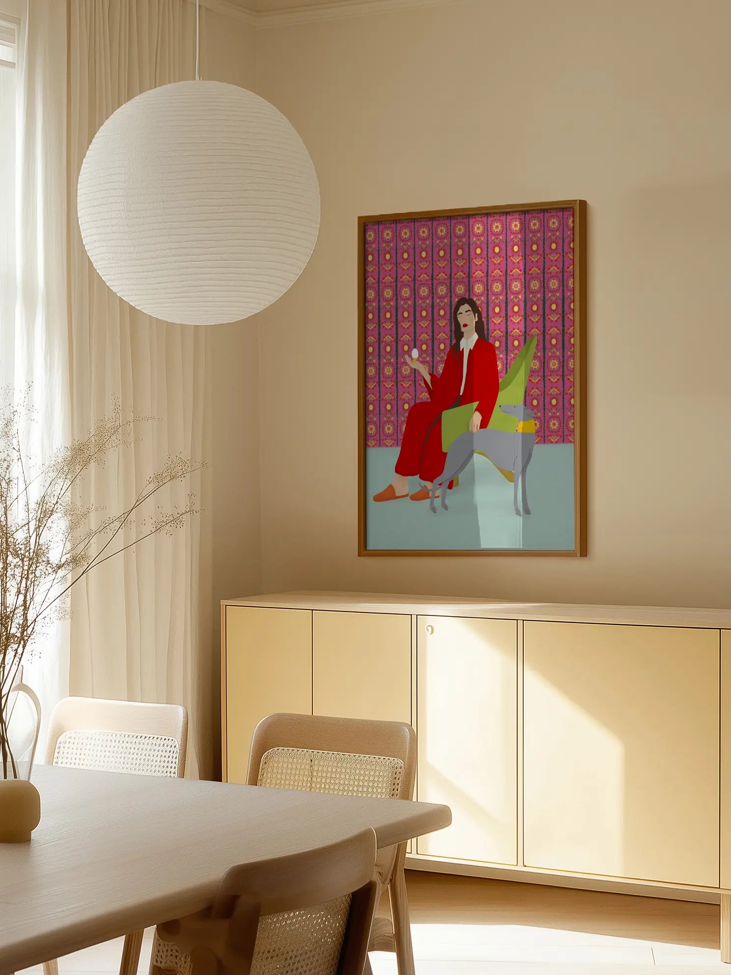 Lady in Red Poster