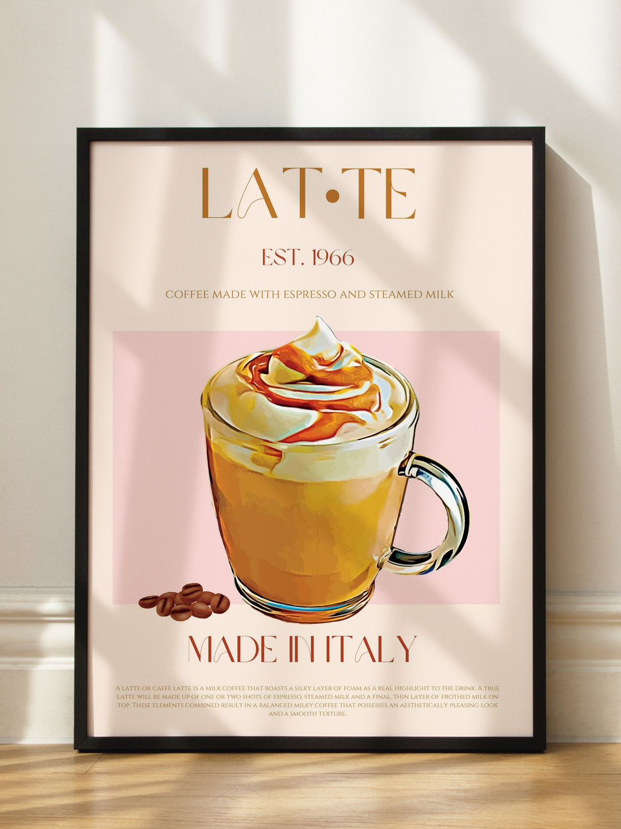 Latte Poster