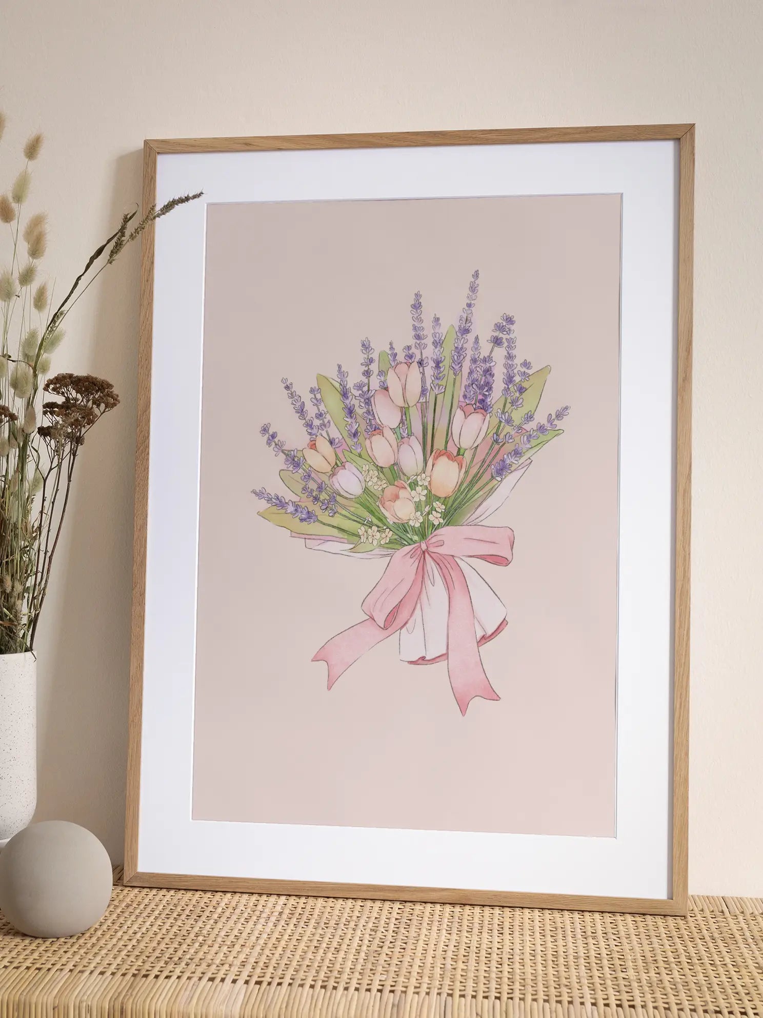Lavender Bouquet Poster