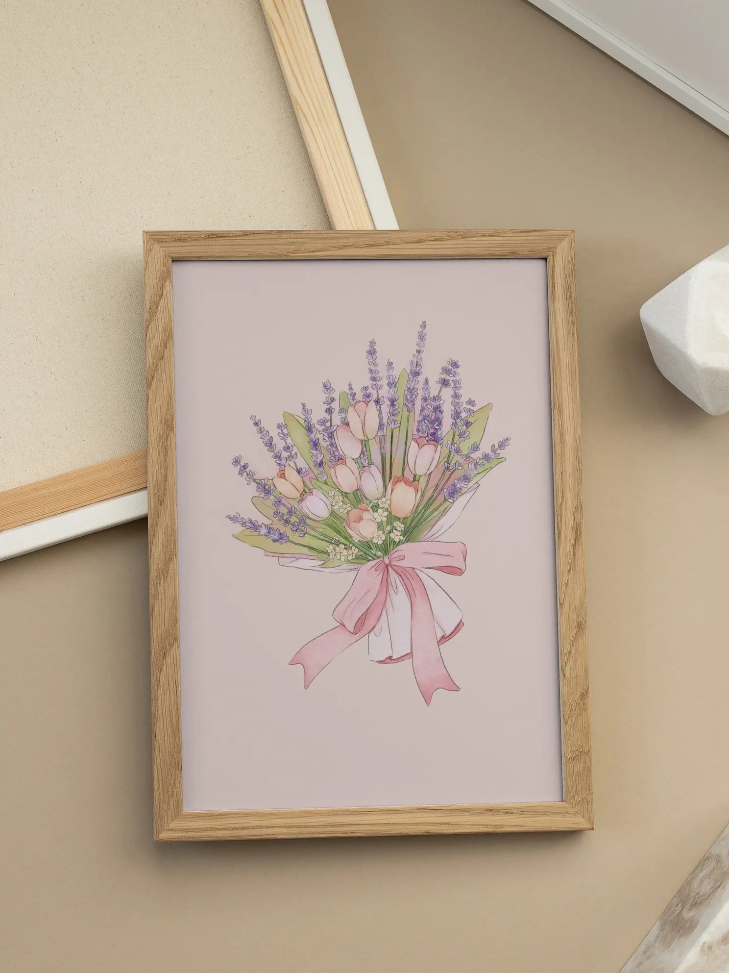 Lavender Bouquet Poster