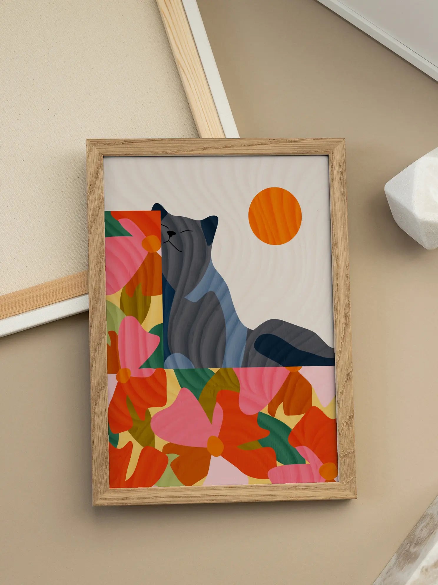 Lazy Cat Poster