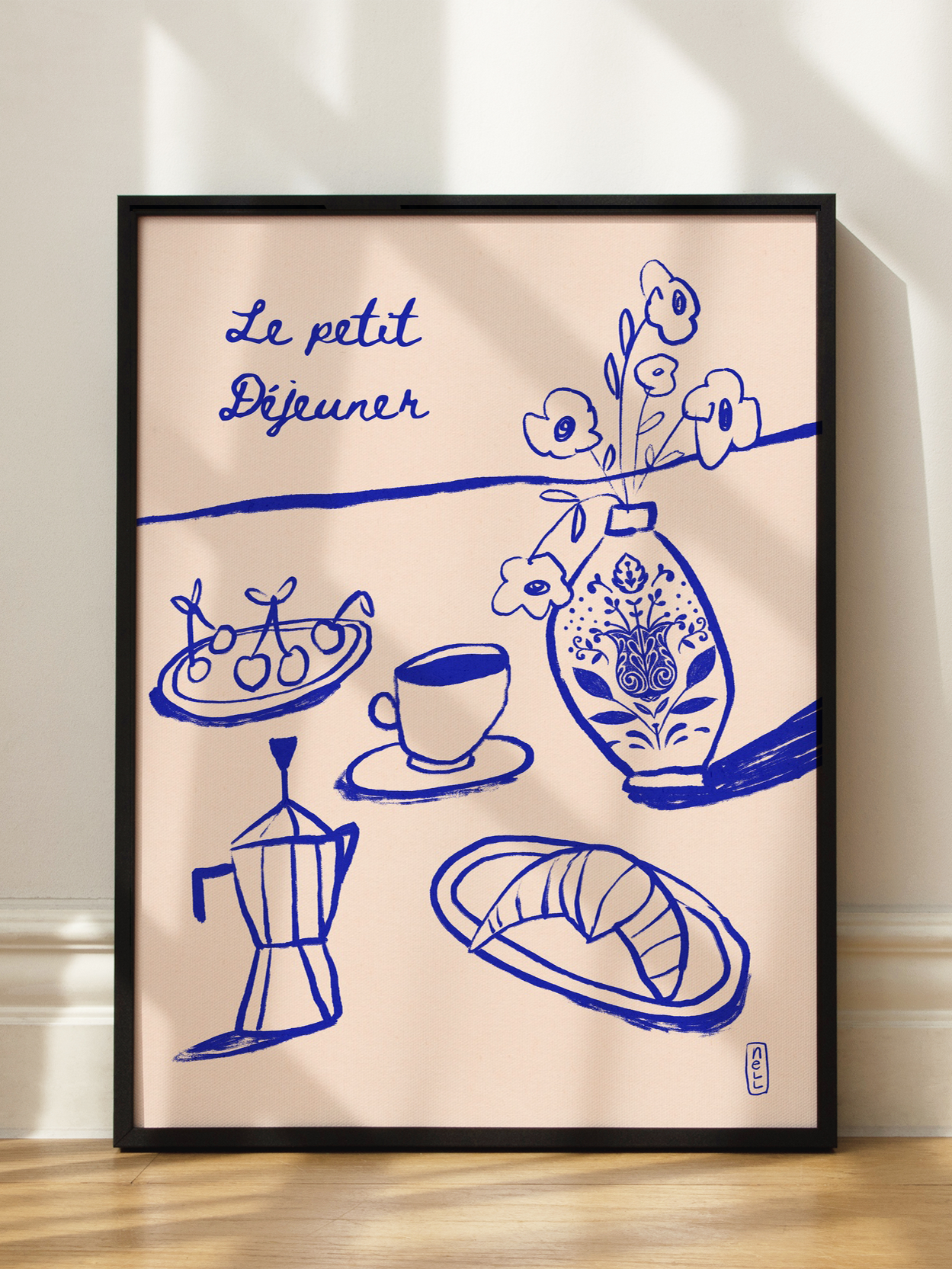 Le Petit Dejeuner Breakfast Blue