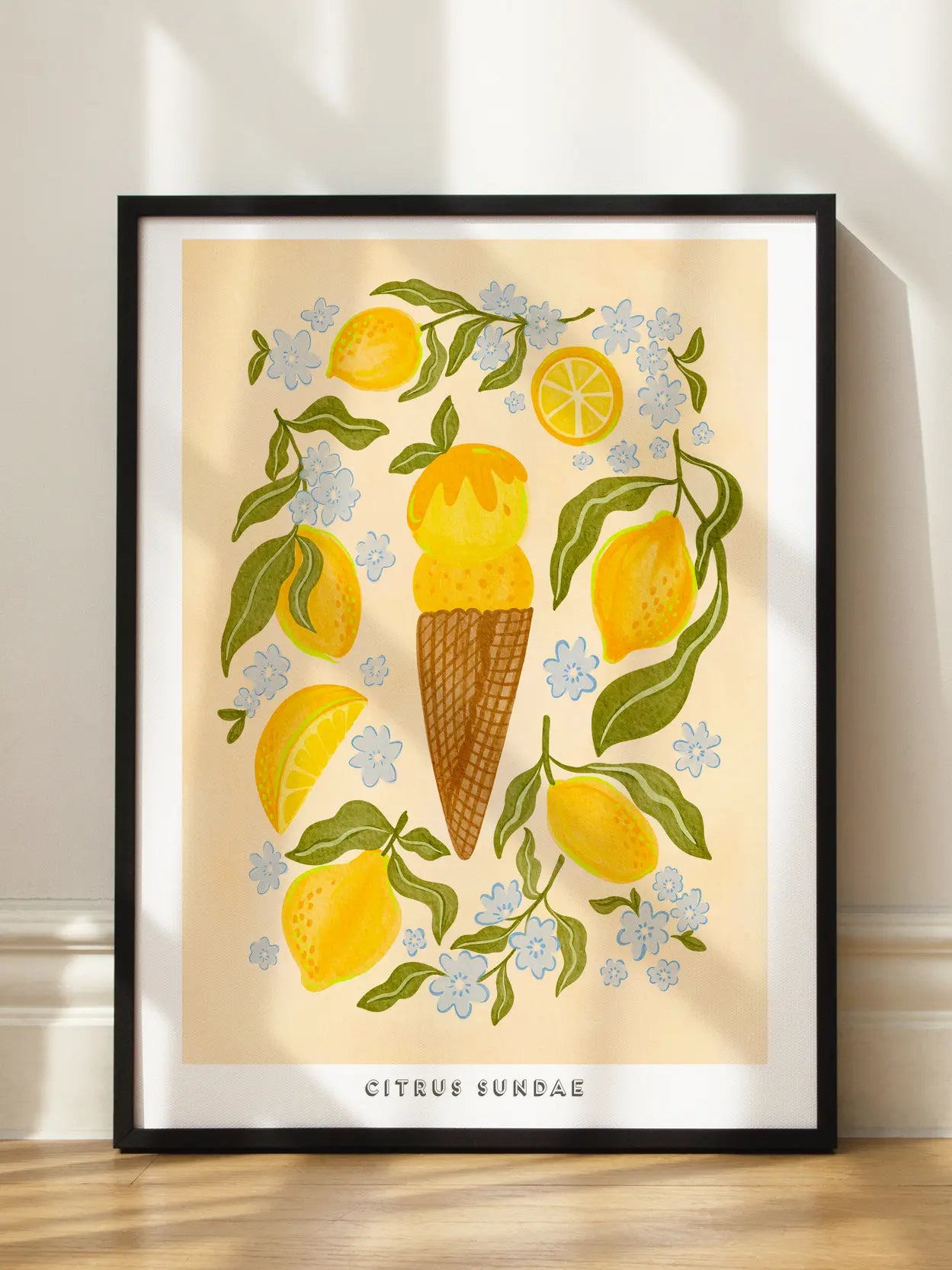 Lemon Botanical Illustration