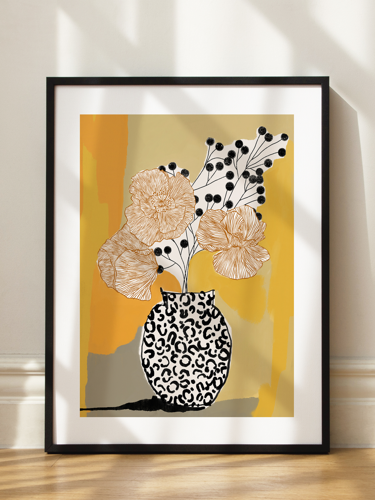 Leopard Vase