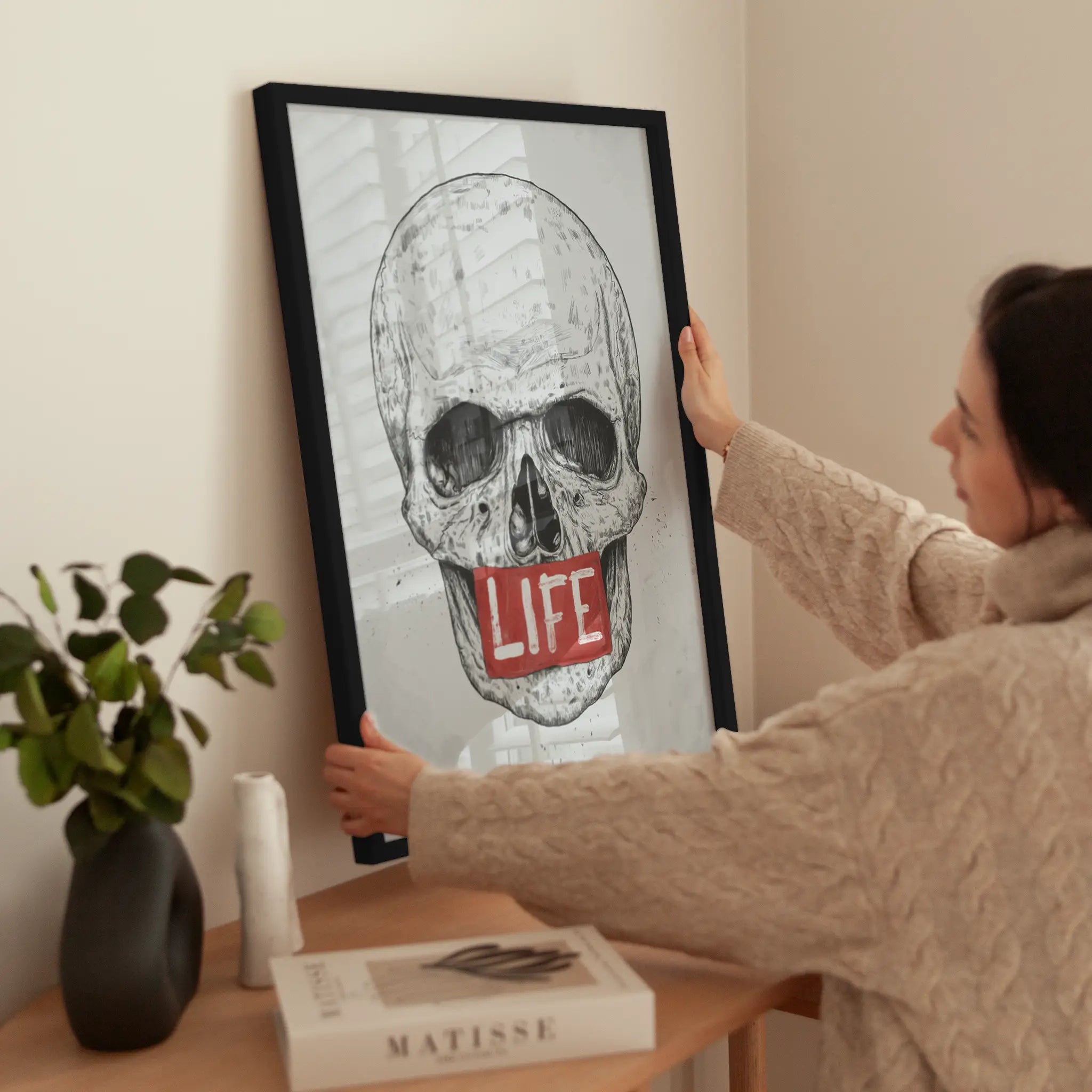 Life wird aufgehängt