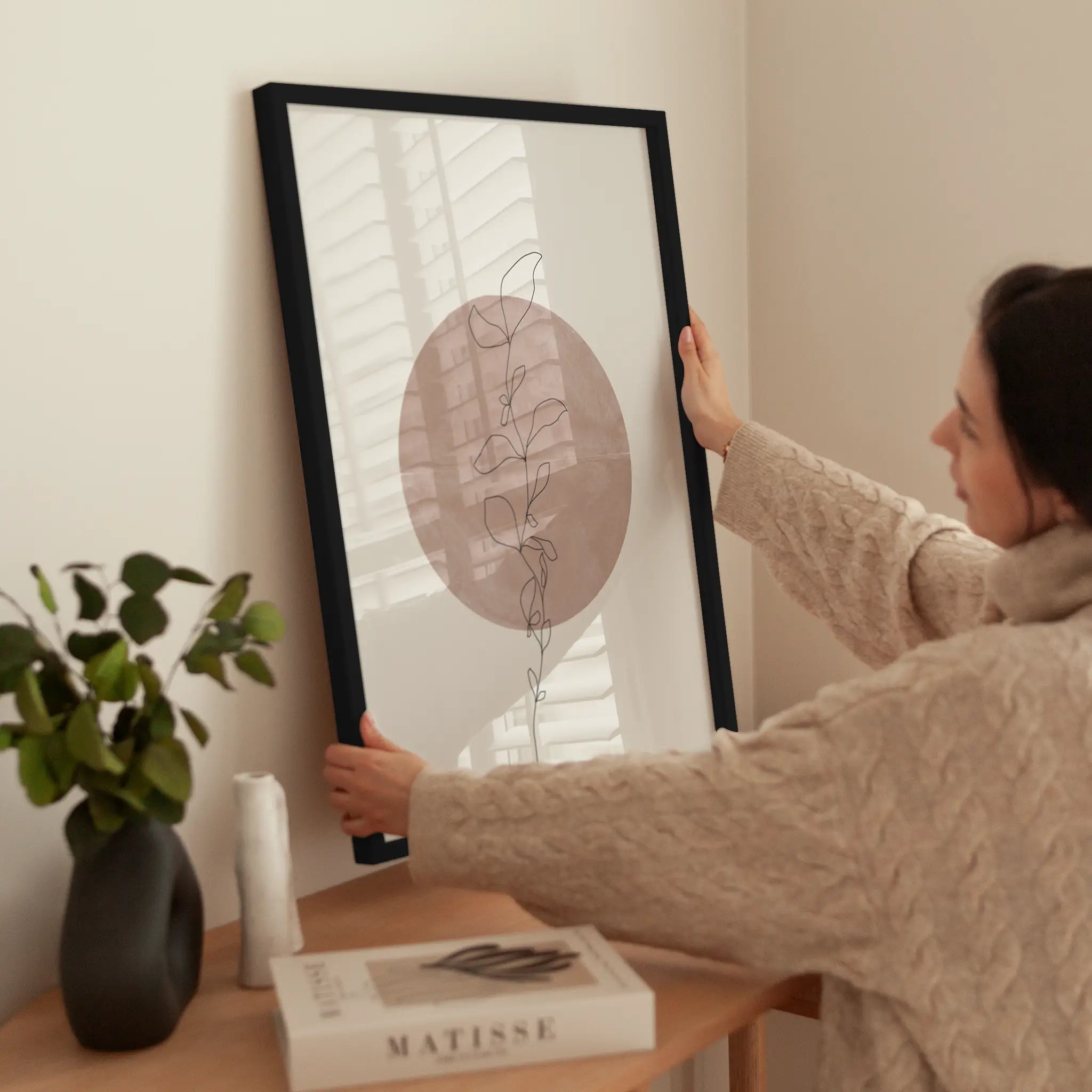 Line Plant wird aufgehängt