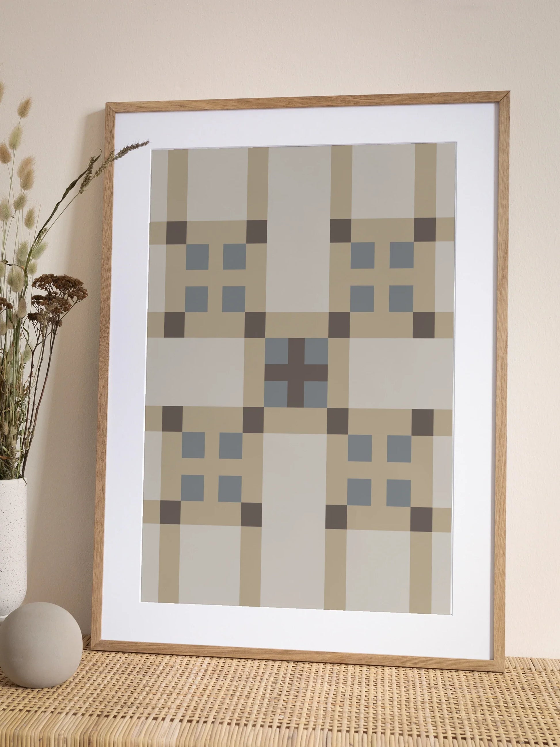 Lines Cross Artwork No2 Poster
