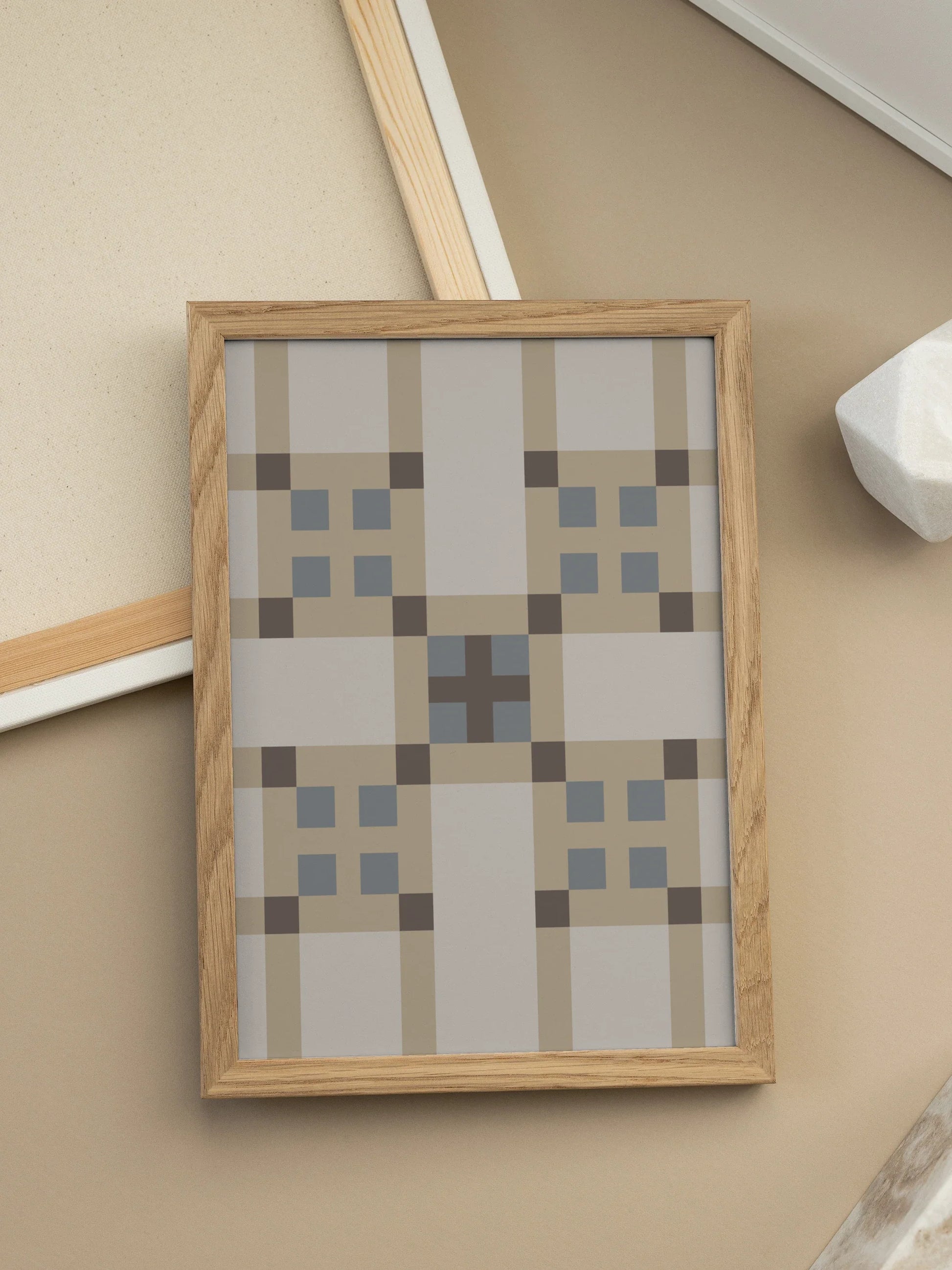 Lines Cross Artwork No2 Poster
