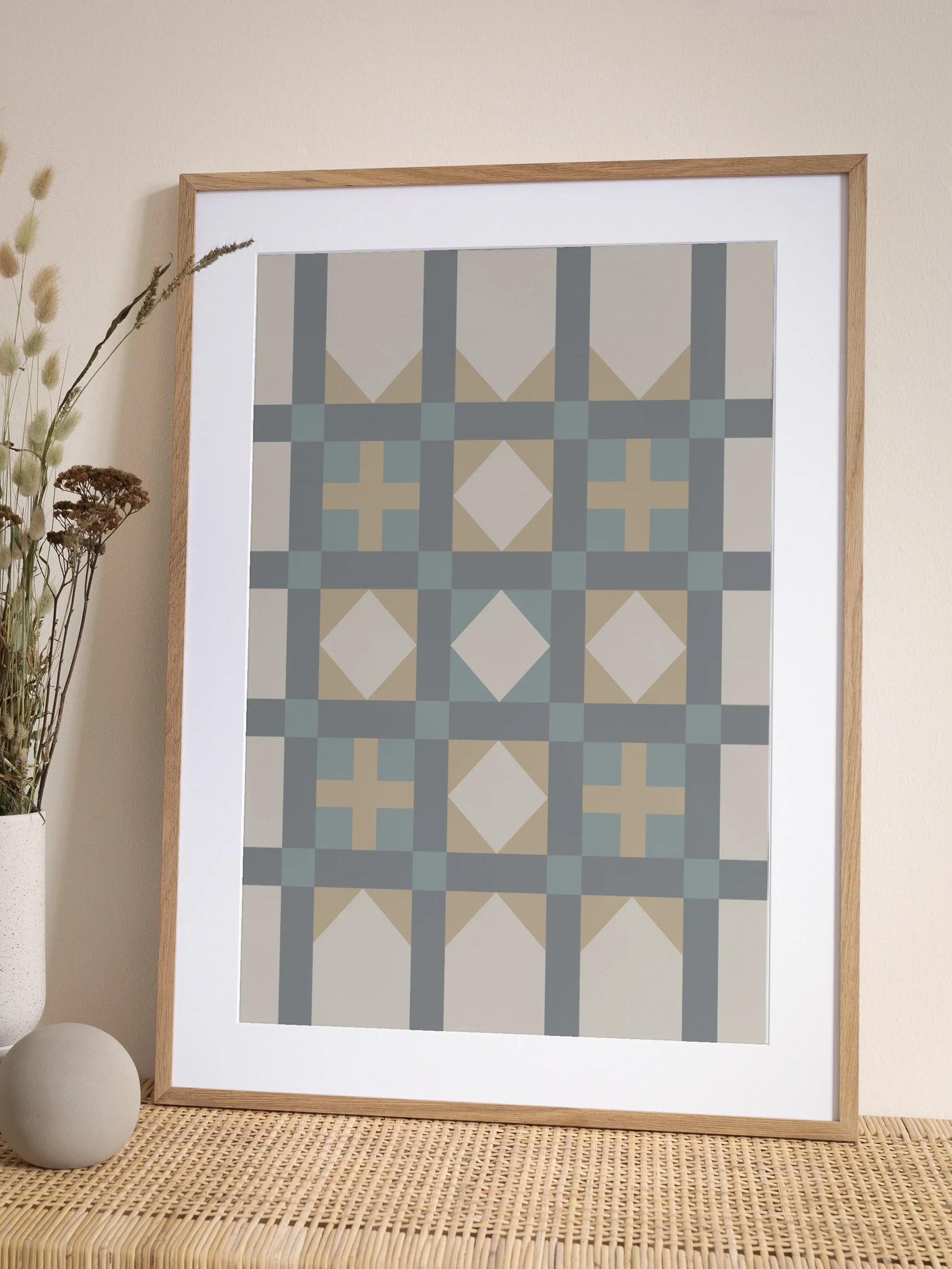Lines Cross Artwork No3 Poster