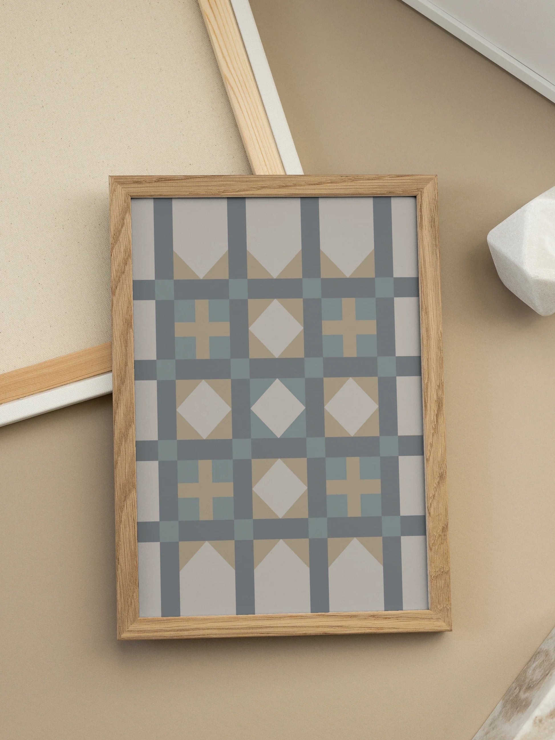 Lines Cross Artwork No3 Poster