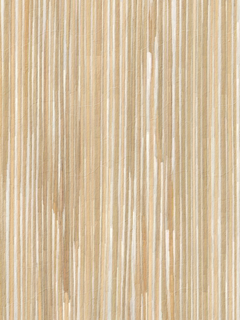 Abstraktes Kunstwerk mit vertikalen Streifen in Beige, Weiß und Braun.