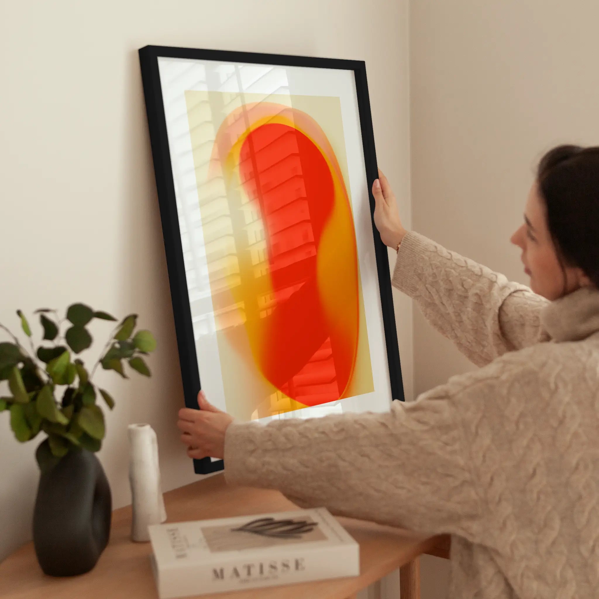 Liquid Sun wird aufgehängt