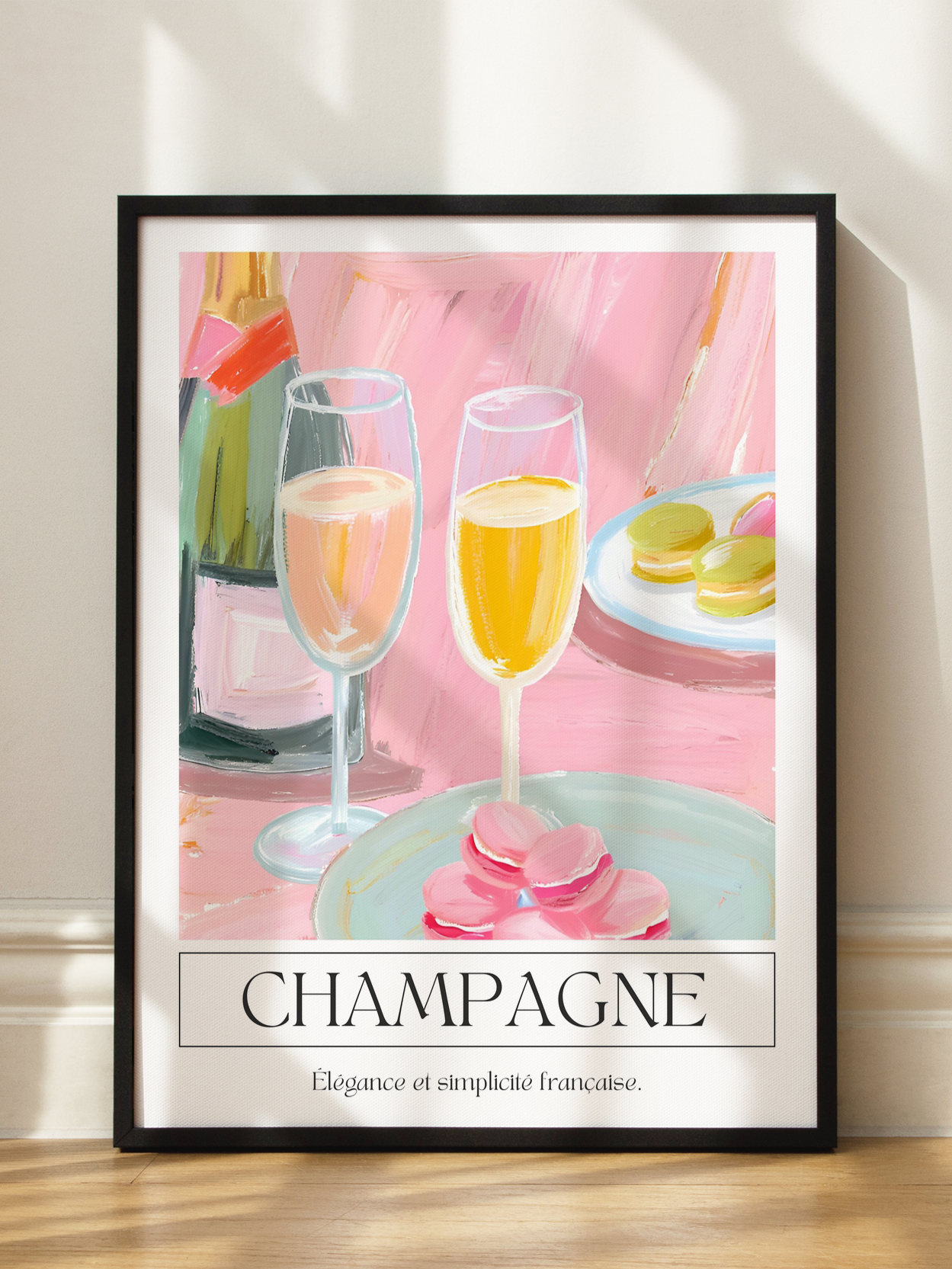 Macarons and Champagne