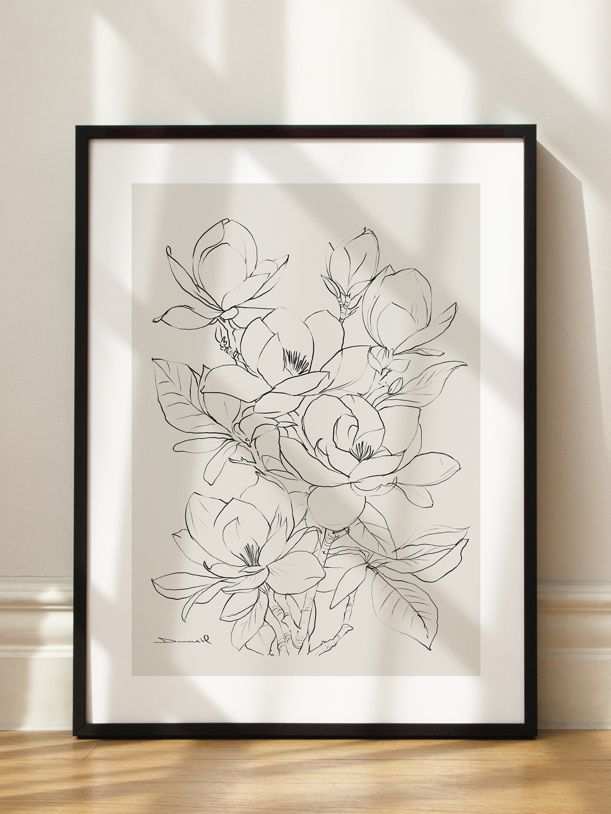 Magnolia Drawing