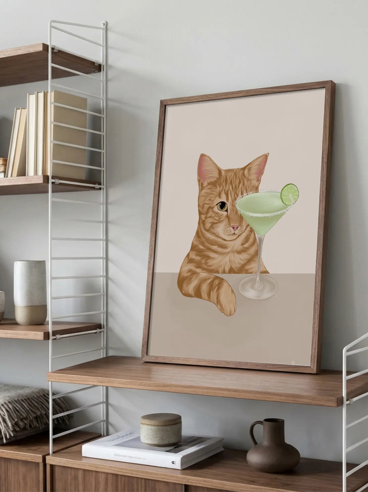 Margarita Cat Poster