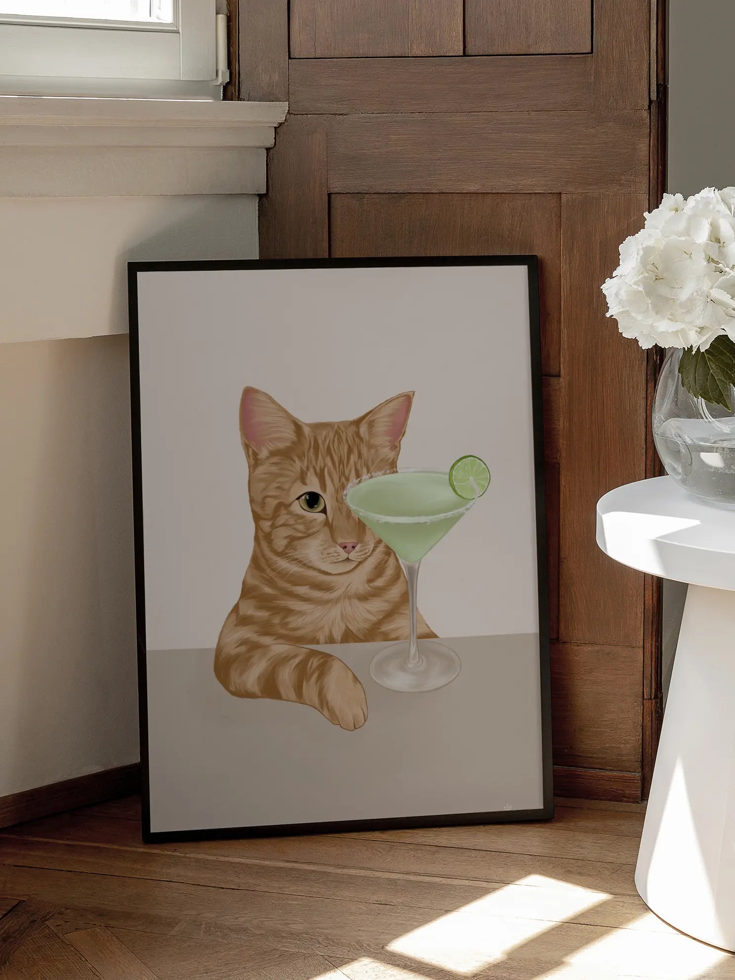 Margarita Cat Poster