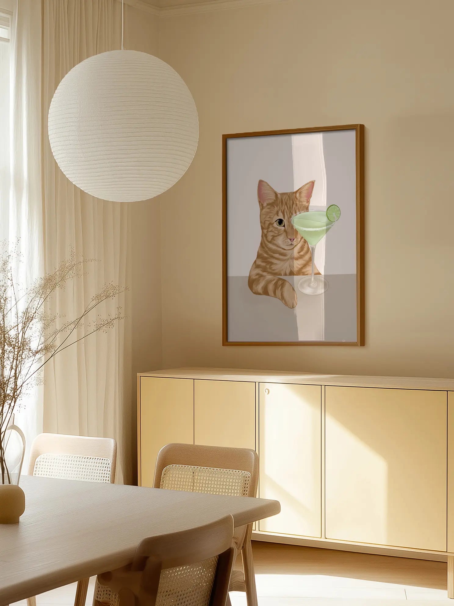 Margarita Cat Poster