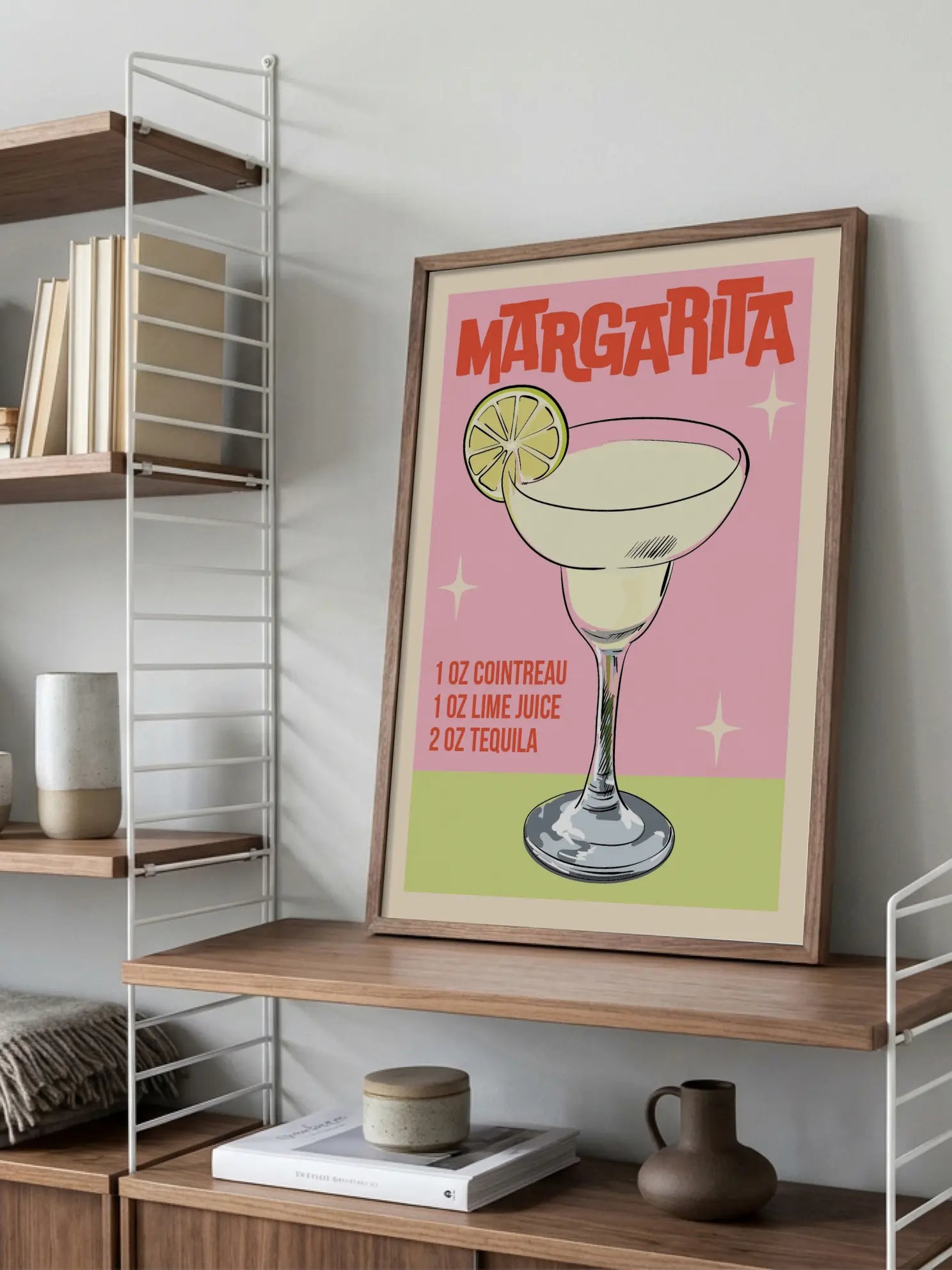 Margarita Recipe Poster