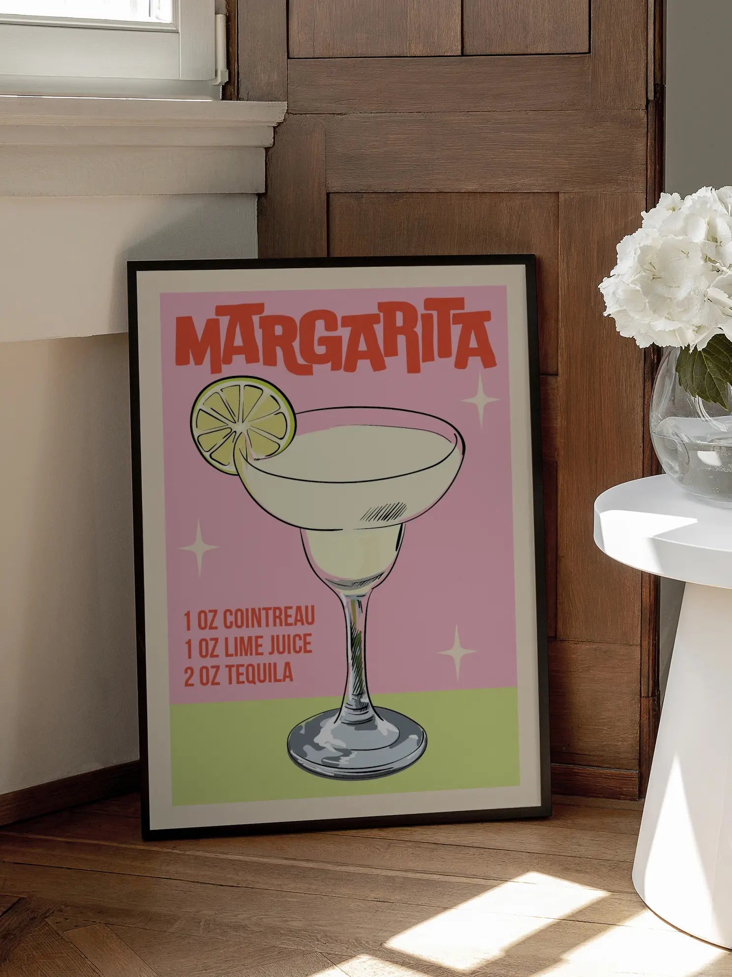 Margarita Recipe Poster