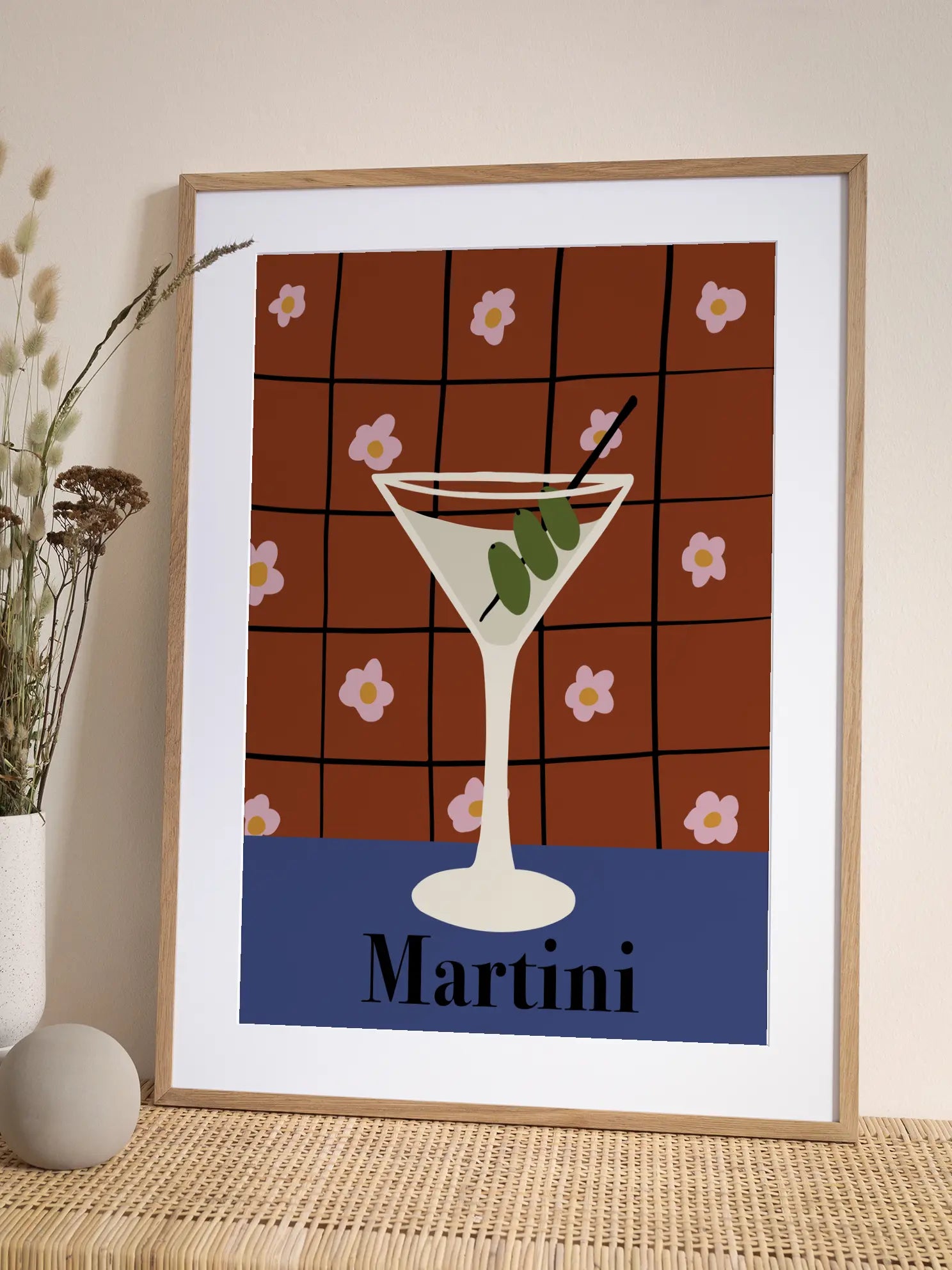 Martini Minimalist Poster