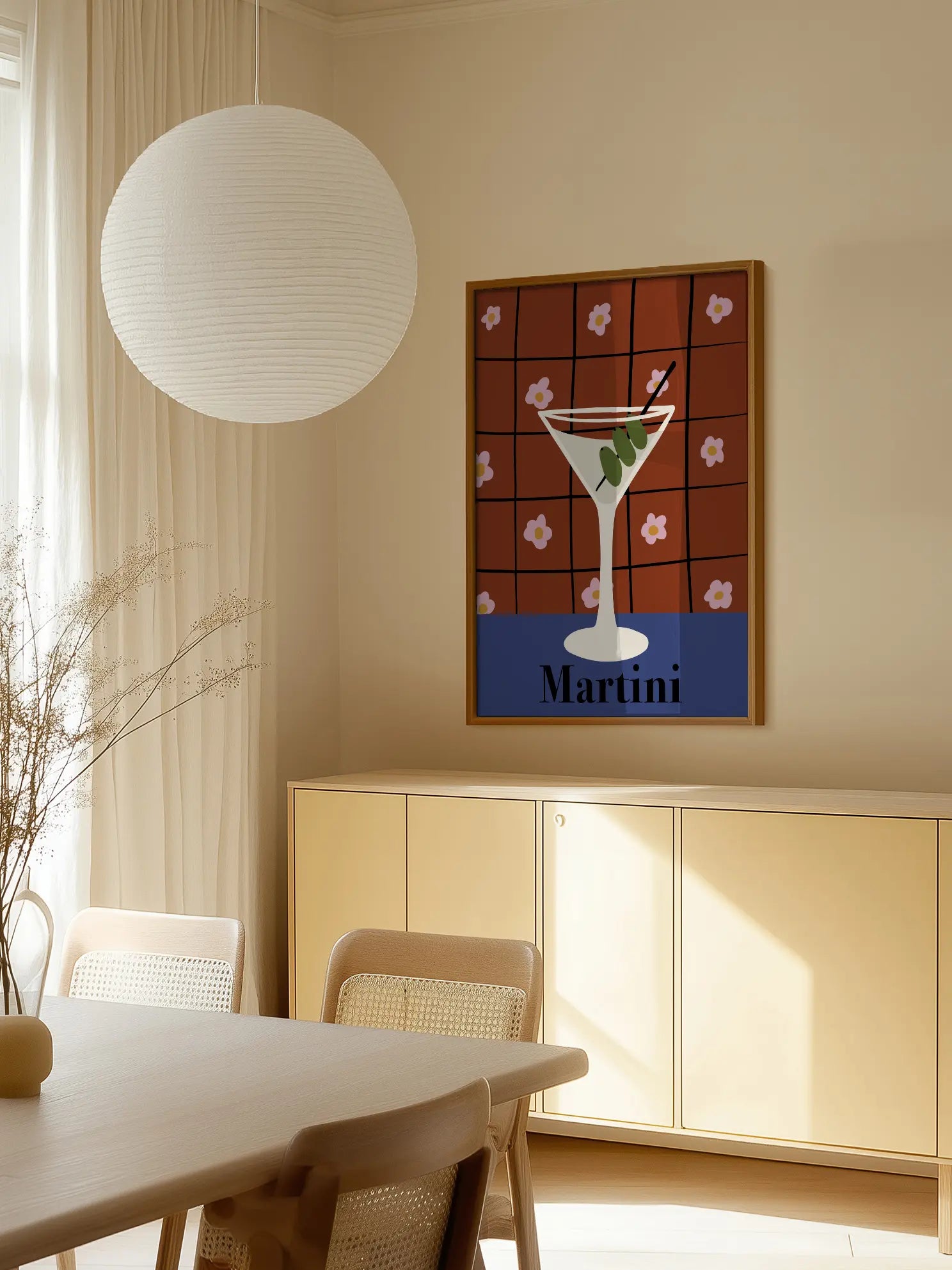 Martini Minimalist Poster