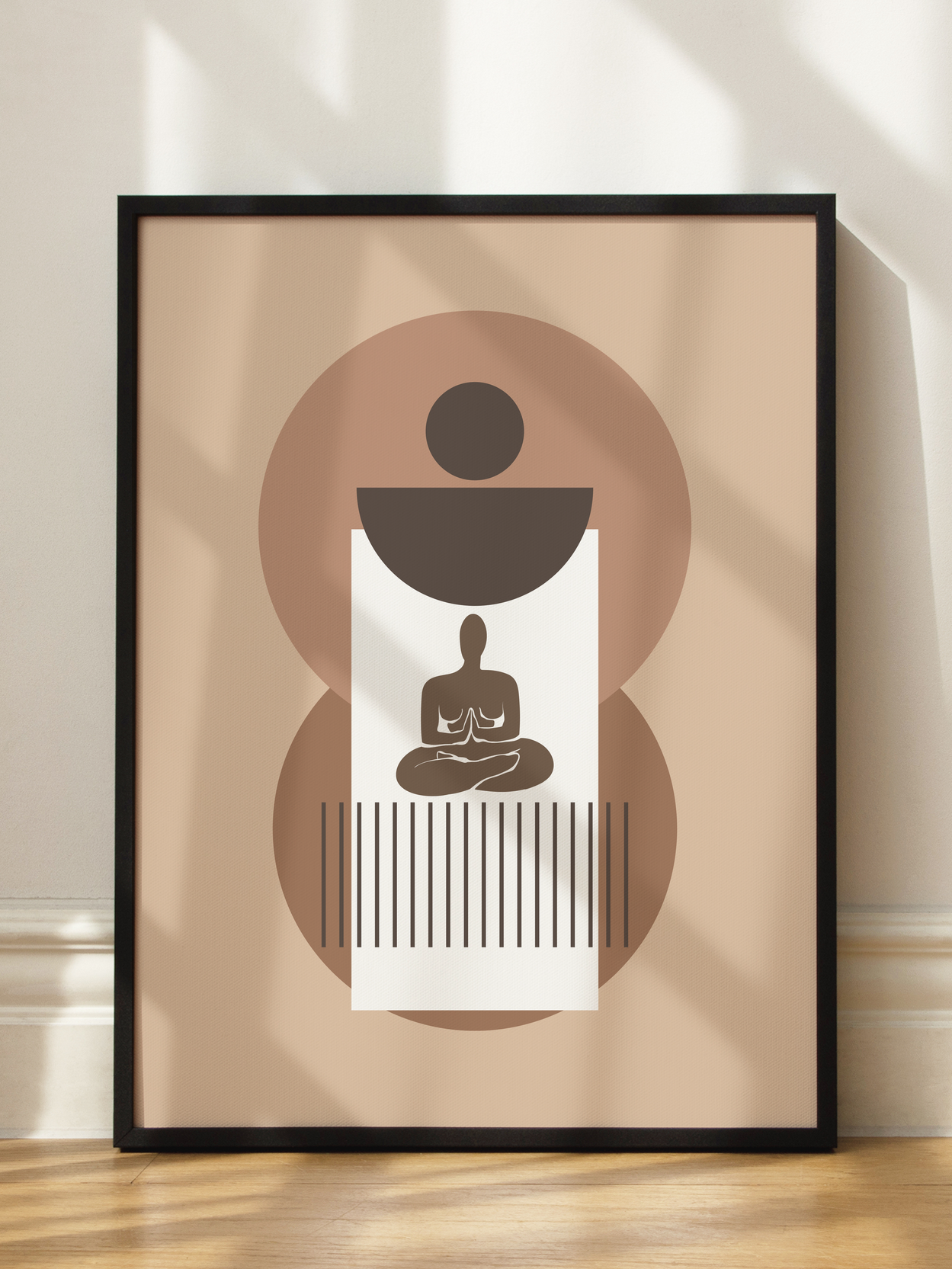 Meditation Figure Poster