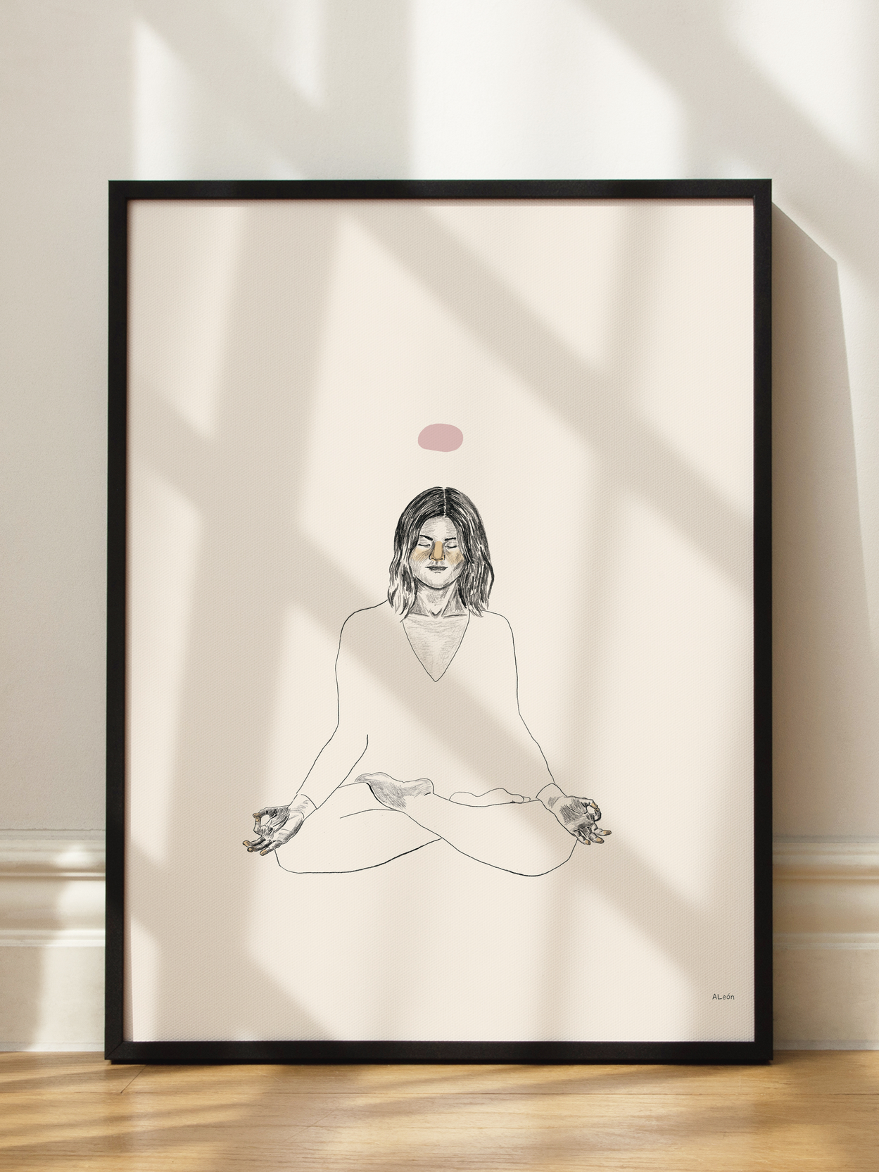 Meditation Frau No1 Poster