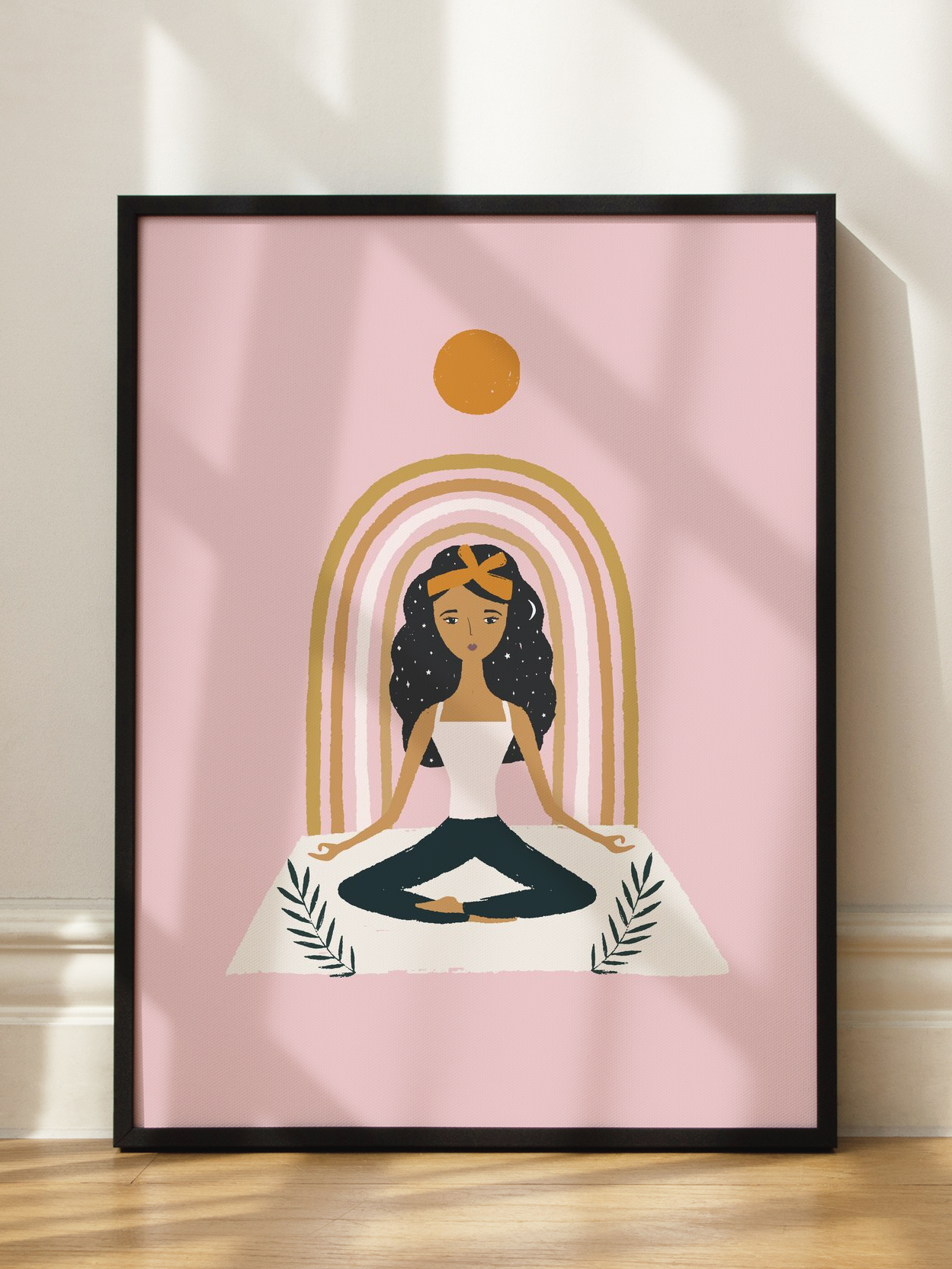 Meditation Girl Poster