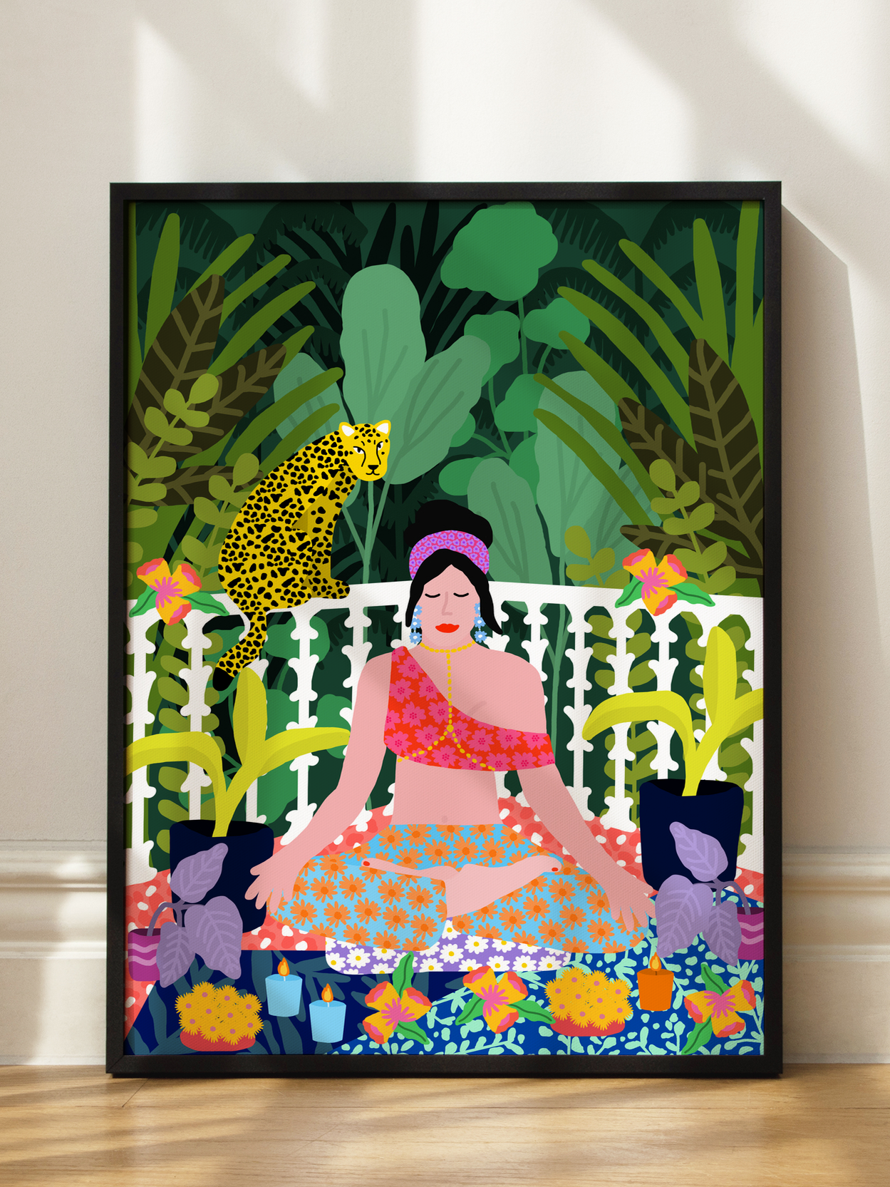 Meditation Lady Poster