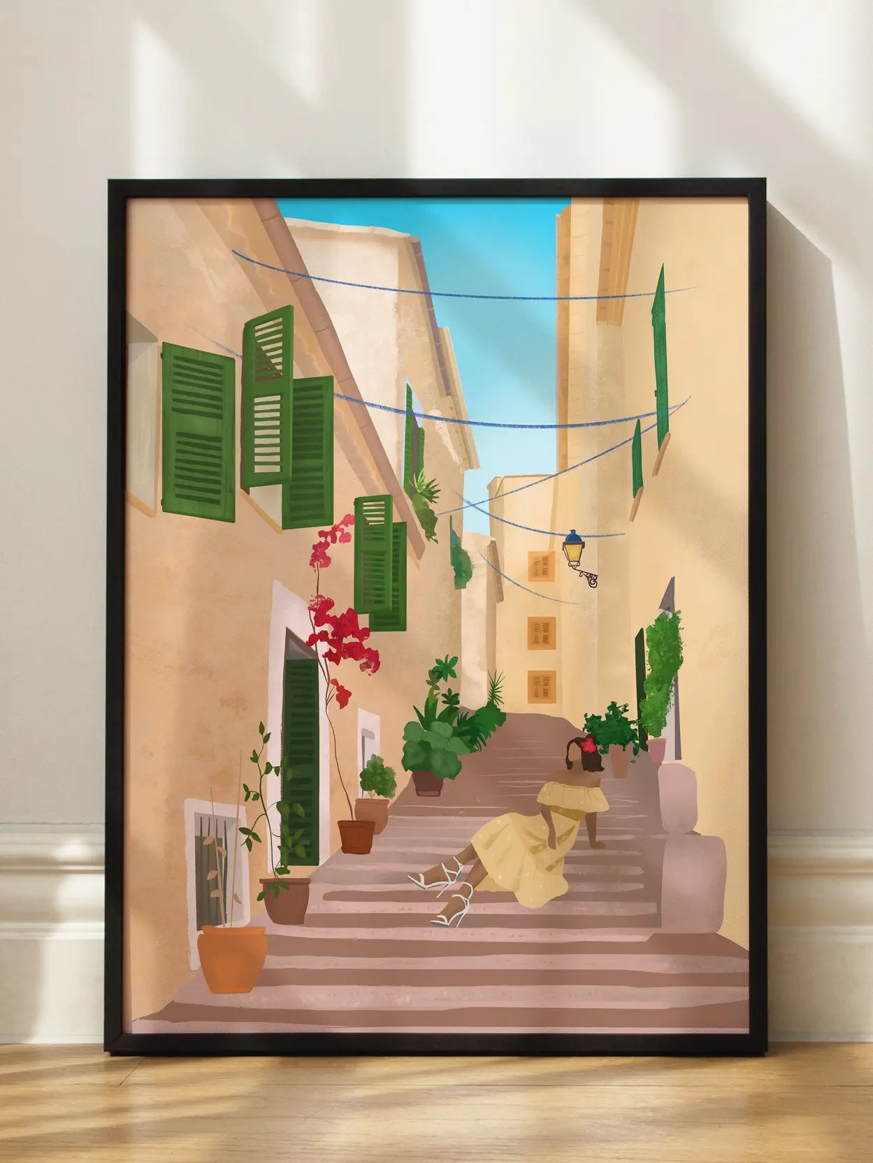 Mediterranean Alley Stairs