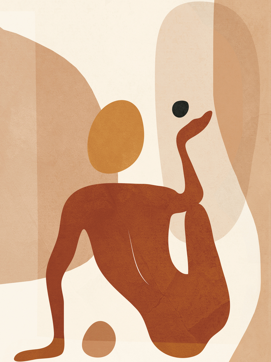 Minimal Abstract Form Poster