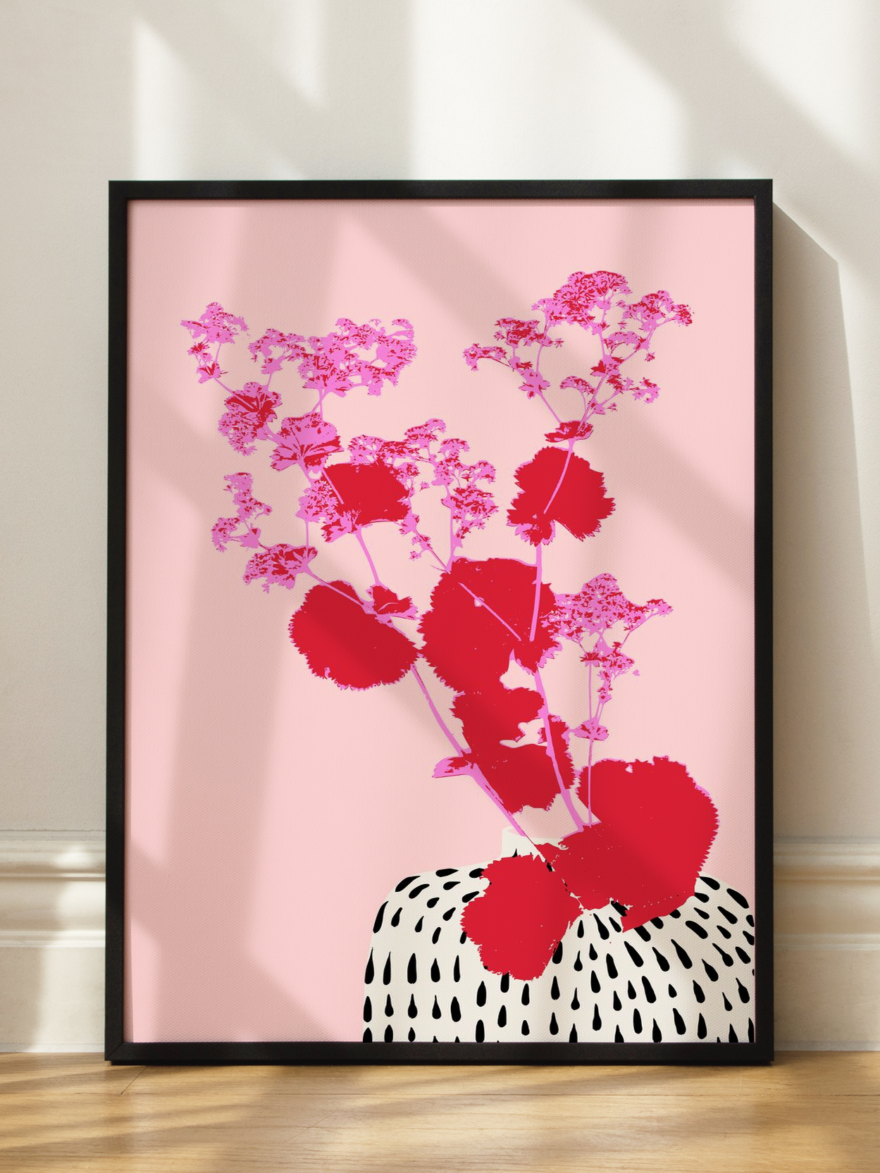 Minimal Floral Vase No3 Poster