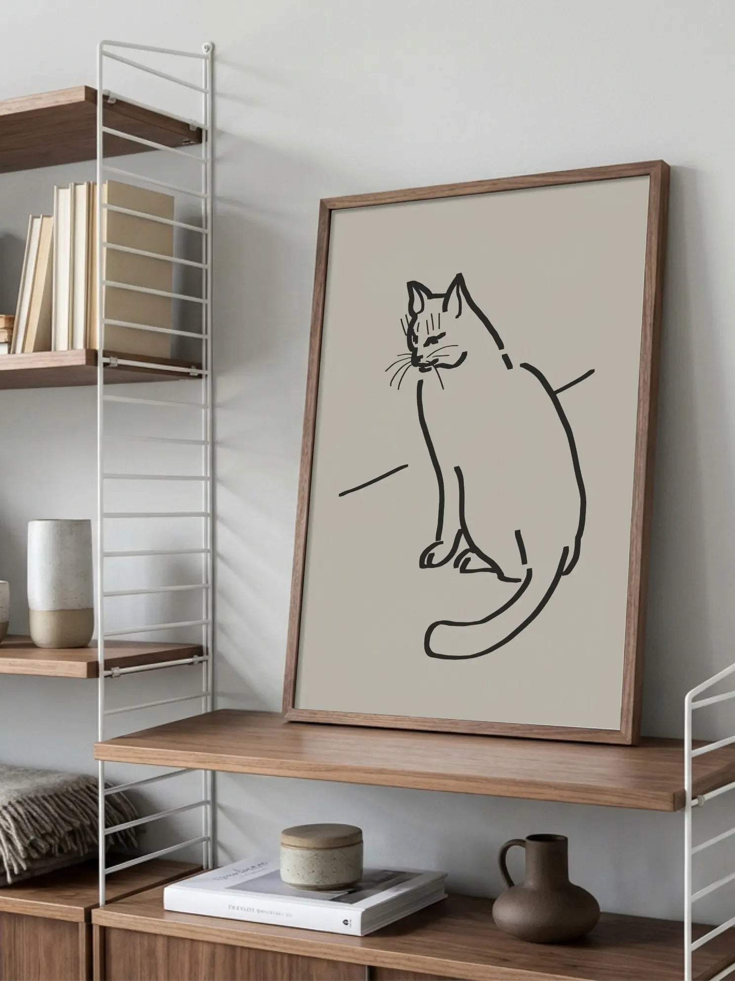 Minimalistic Cat Poster