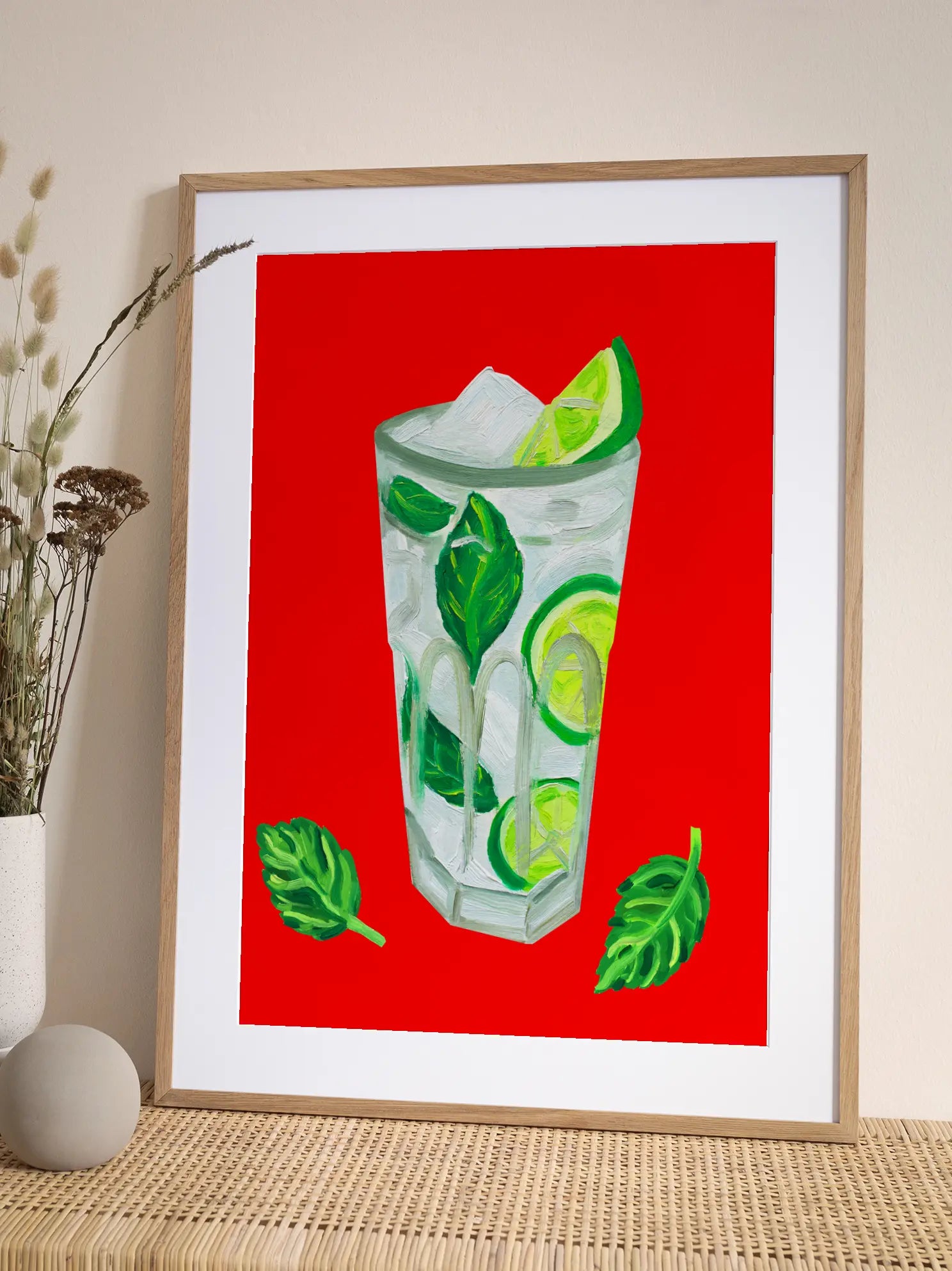 Mojito Art Poster